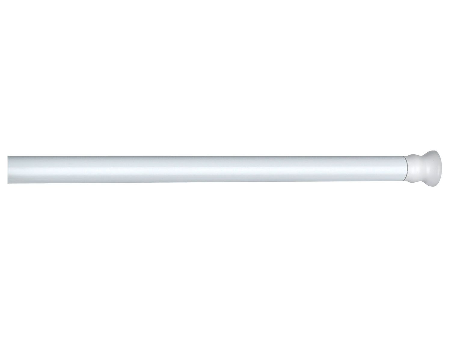 Wenko Teleskopowy drążek prysznicowy, rozsuwany od 110 do 245 cm, z aluminium.