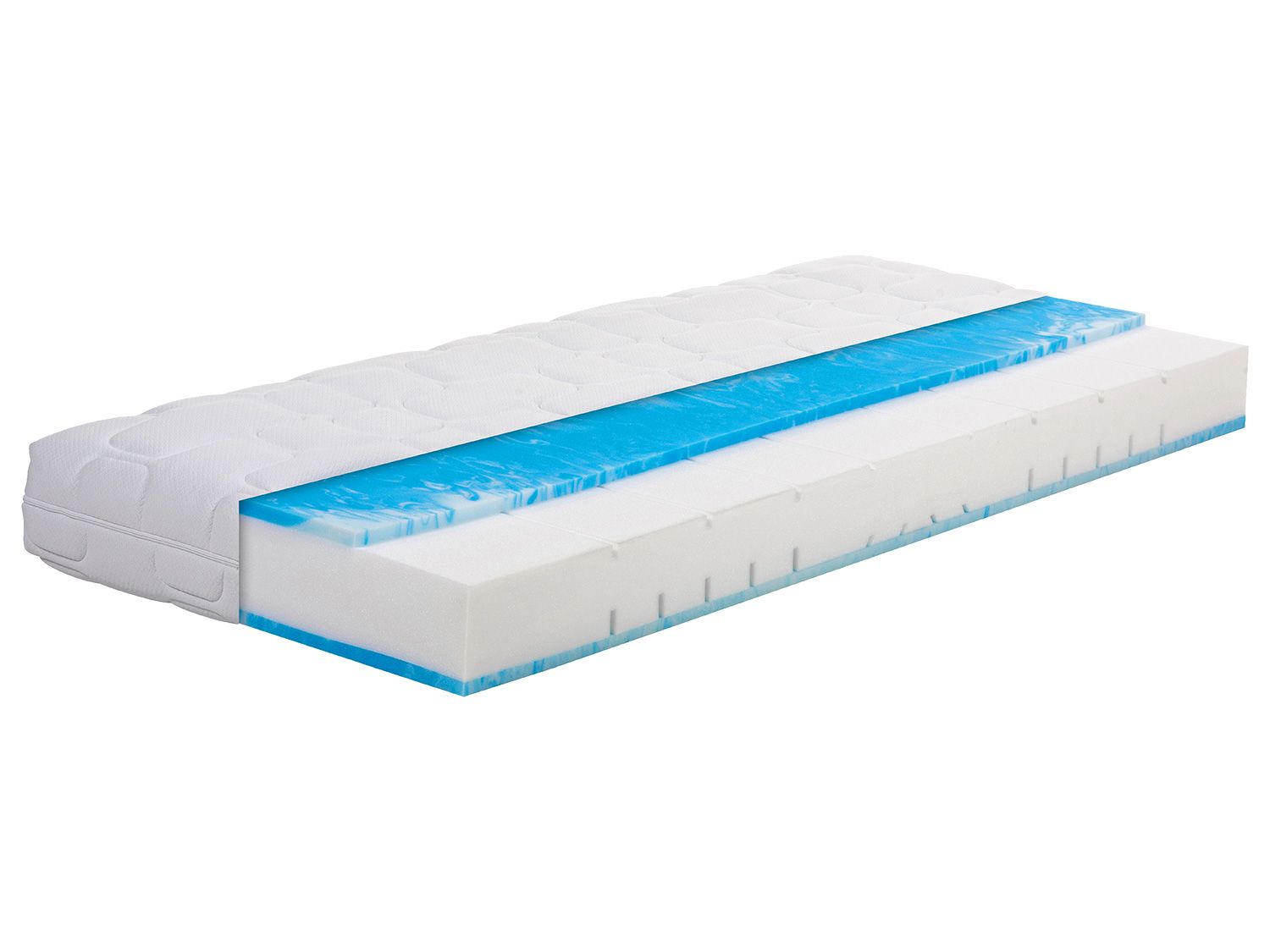 BeCo 7-strefowy materac z pianki komfort, Ortho-Dynamic, elastyczny system rdzeniowy, oddychający (H2/H3, 100 x 200 cm)