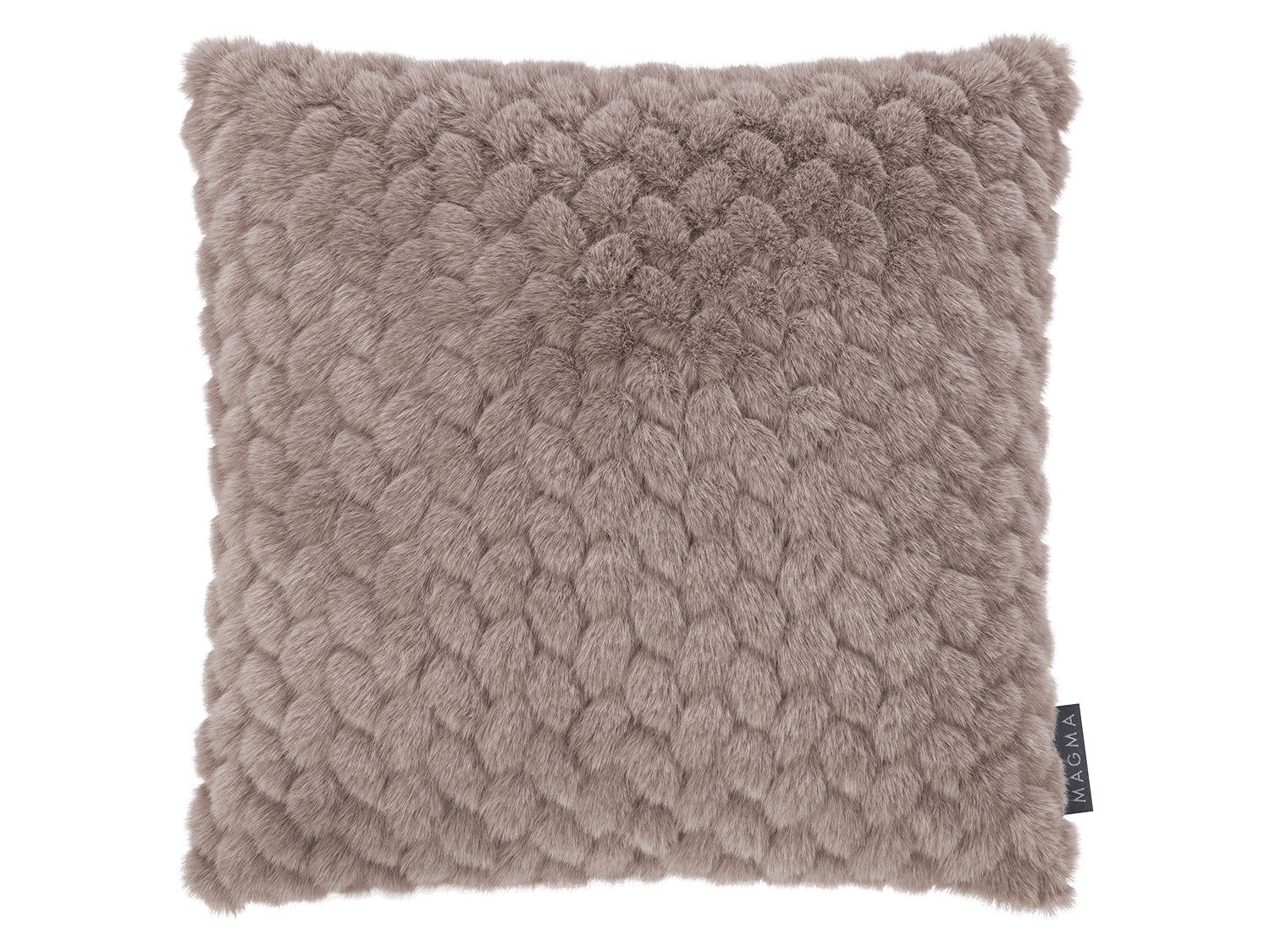 MAGMA Poszewka na poduszkę MINK (Taupe, 40 x 40 cm)