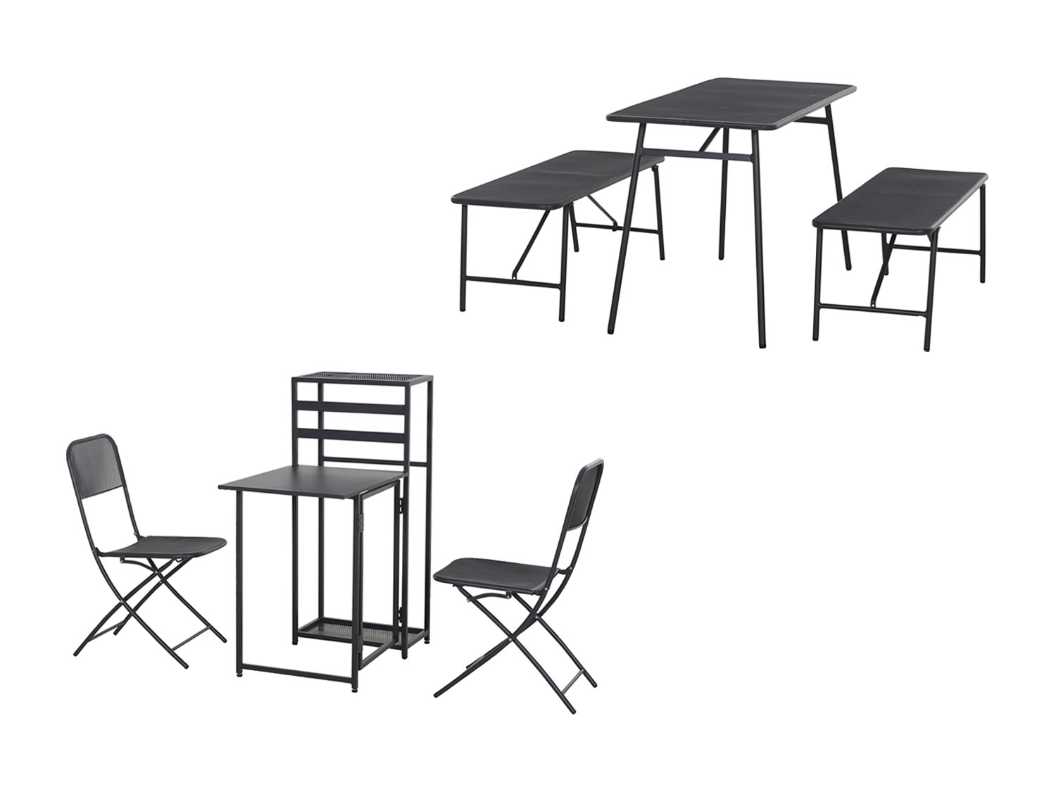 SIENA GARDEN Zestaw mebli balkonowych Palma, 3 elementy