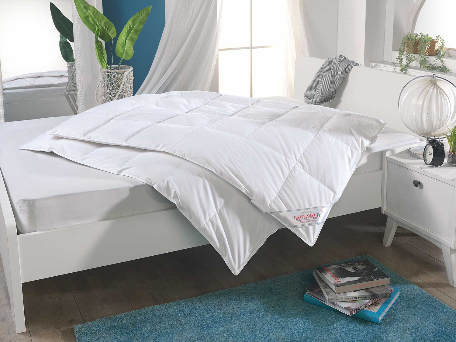 SANNWALD Puchowa kołdra kasetowa Dream, medium (240x220 cm)