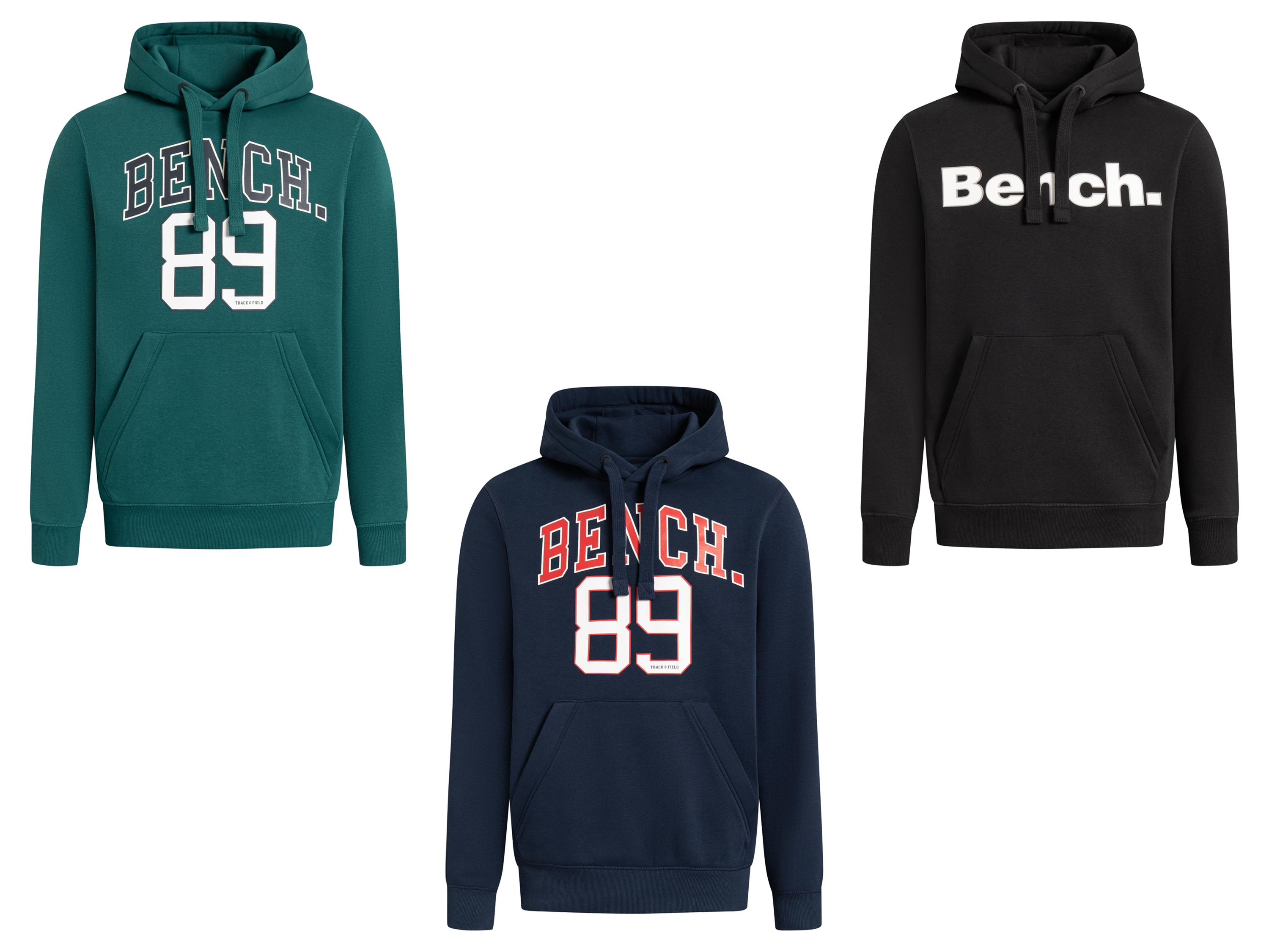 BENCH Bluza dresowa męska z kapturem