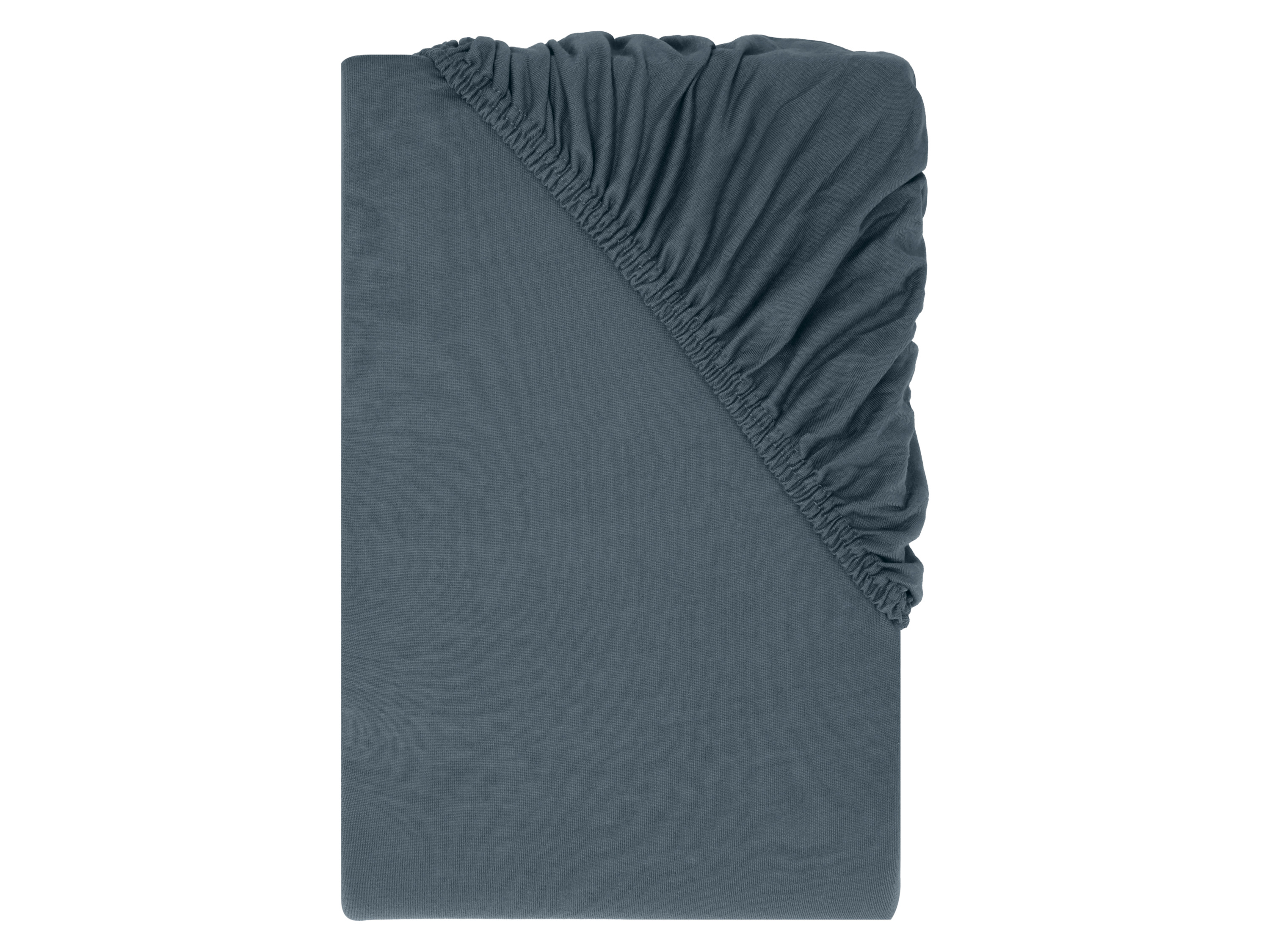 LIVARNO® Prześcieradło z dżerseju z gumką, 90-100 x 200 cm (Niebieski)