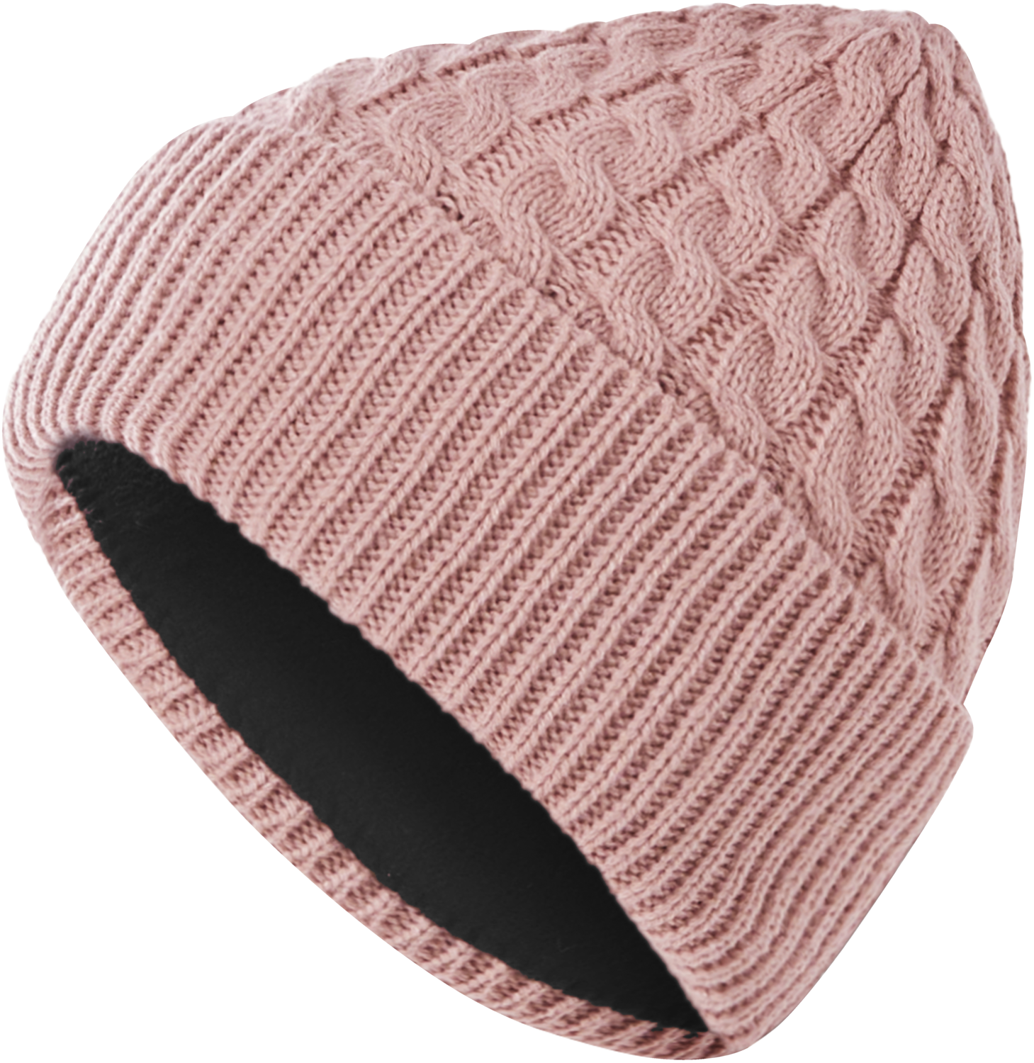 ESMARA® Czapka dzianinowa z polarem damska 
