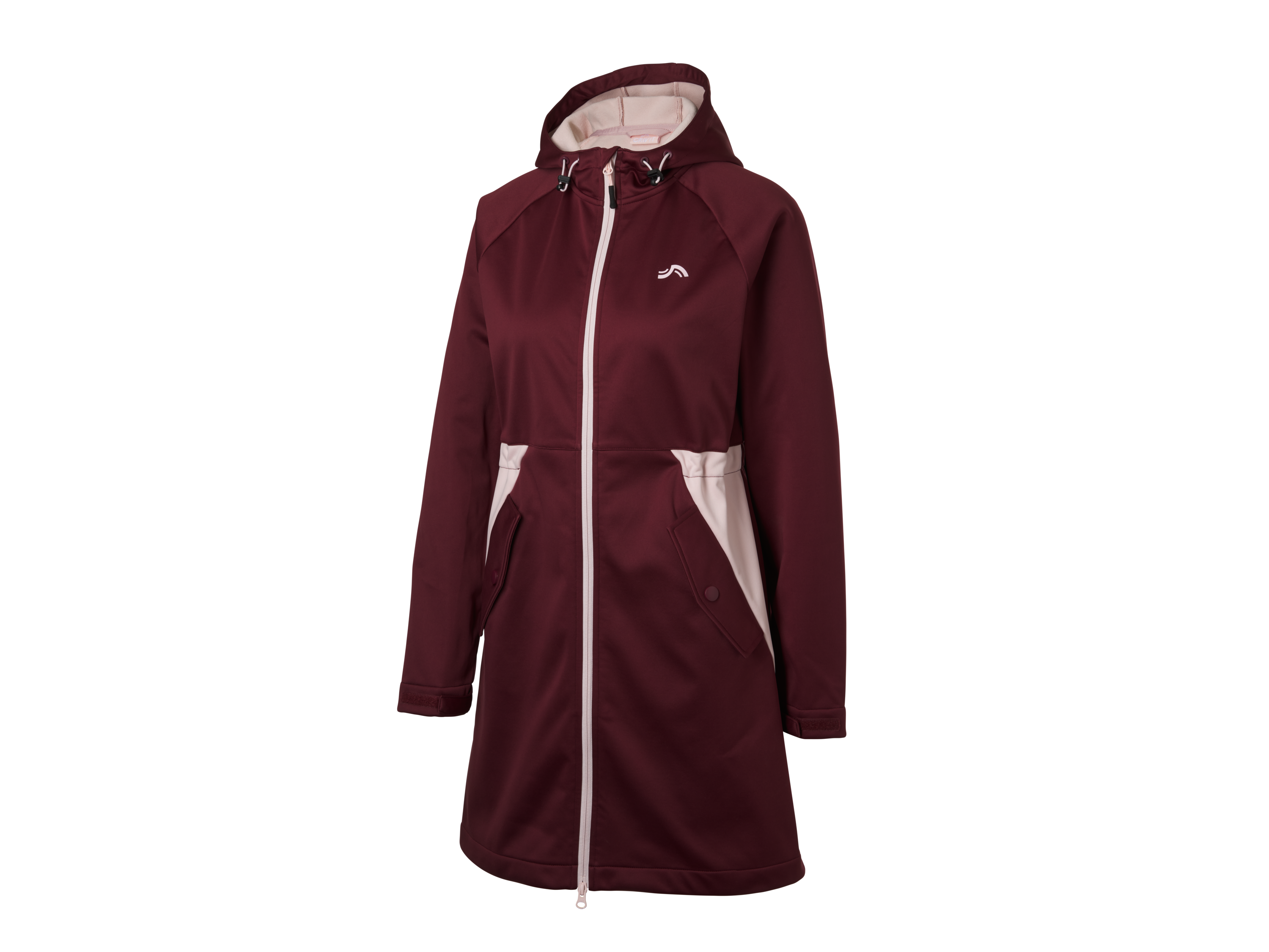 CRIVIT Kurtka lub płaszcz softshell damski (Bordowy, S(36/38))