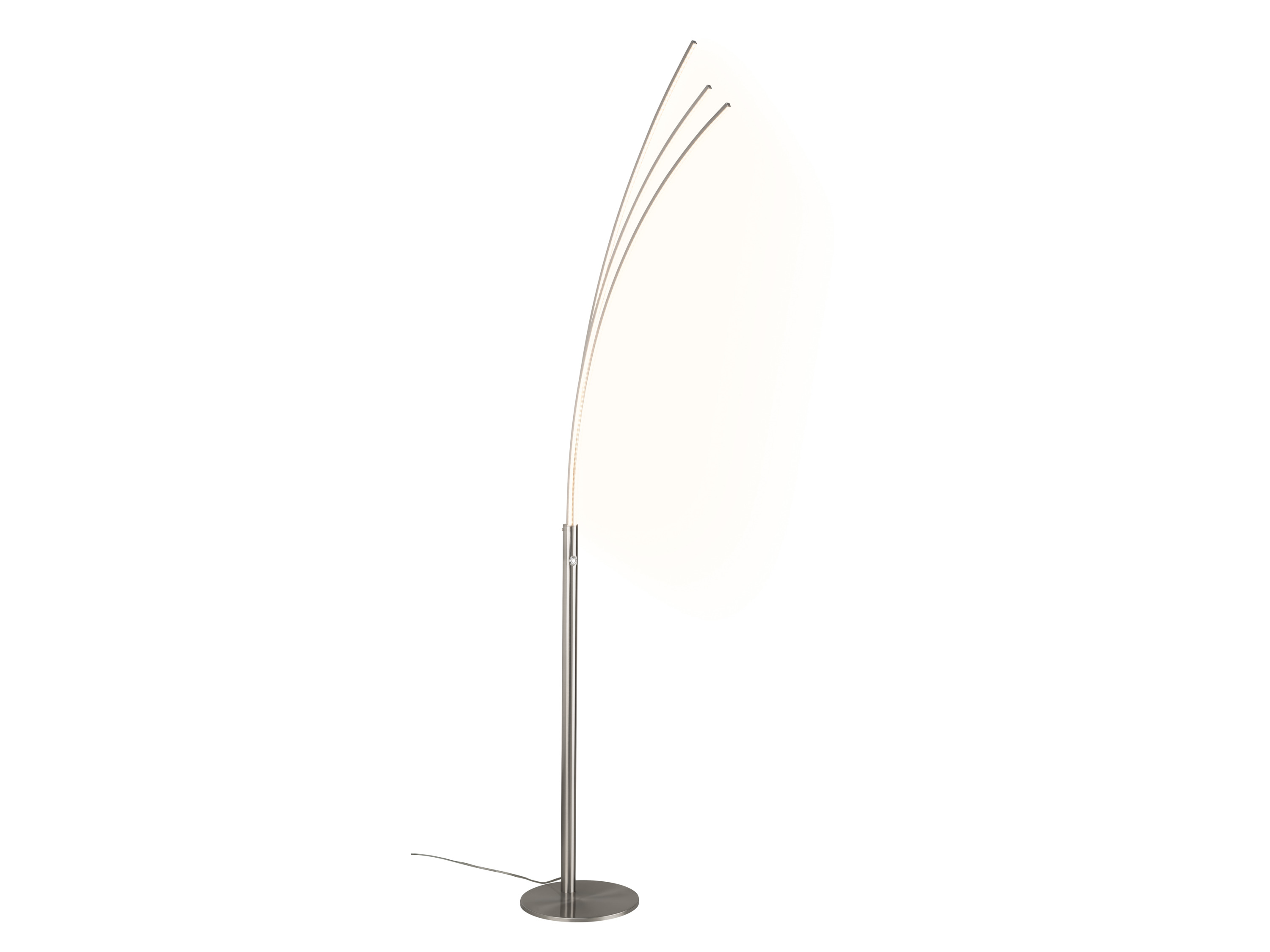 LIVARNO® Lampa podłogowa LED (Lampa potrójna, nikiel matowy)