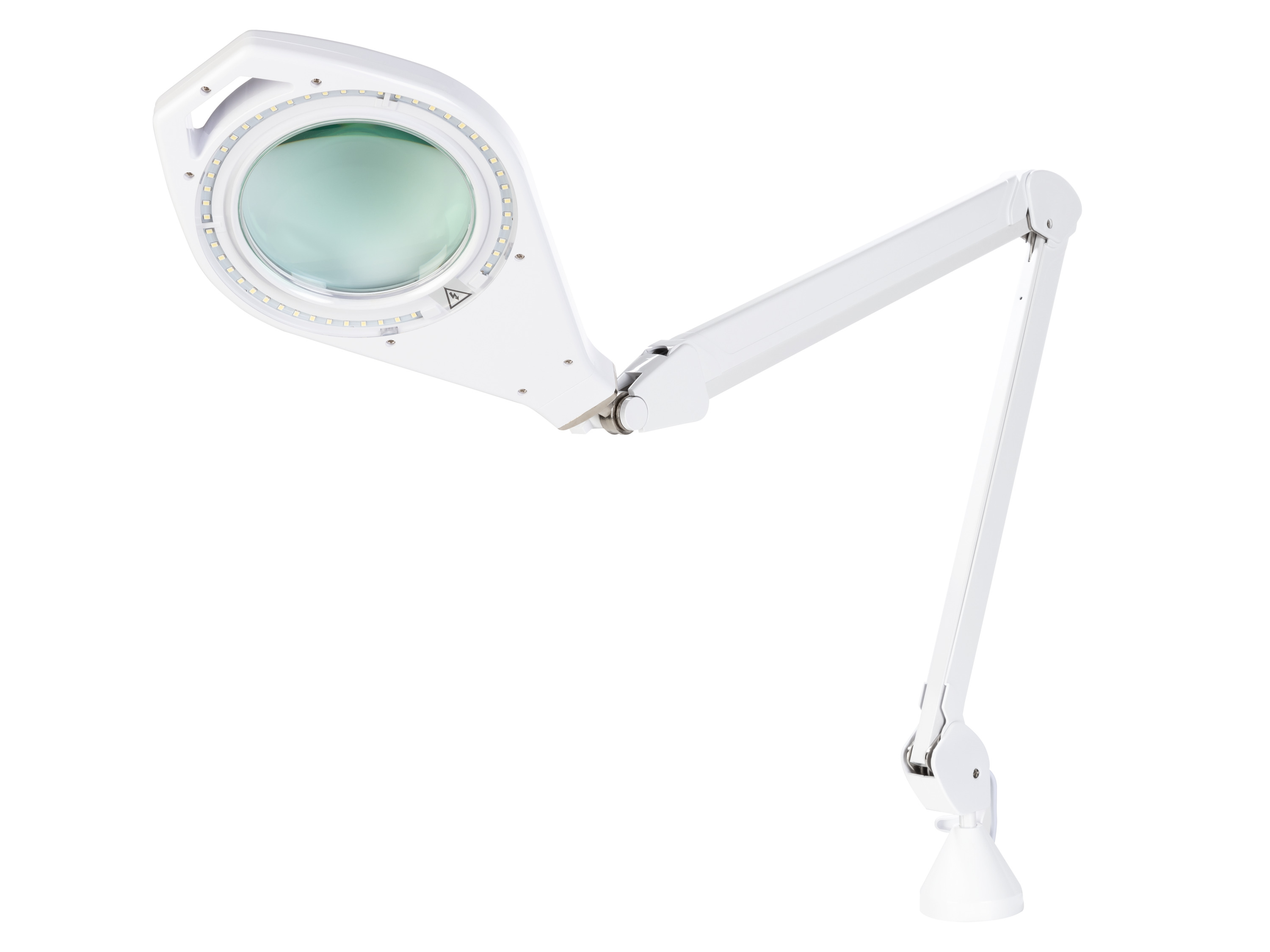 CRELANDO® Lampka zaciskowa LED z lupą