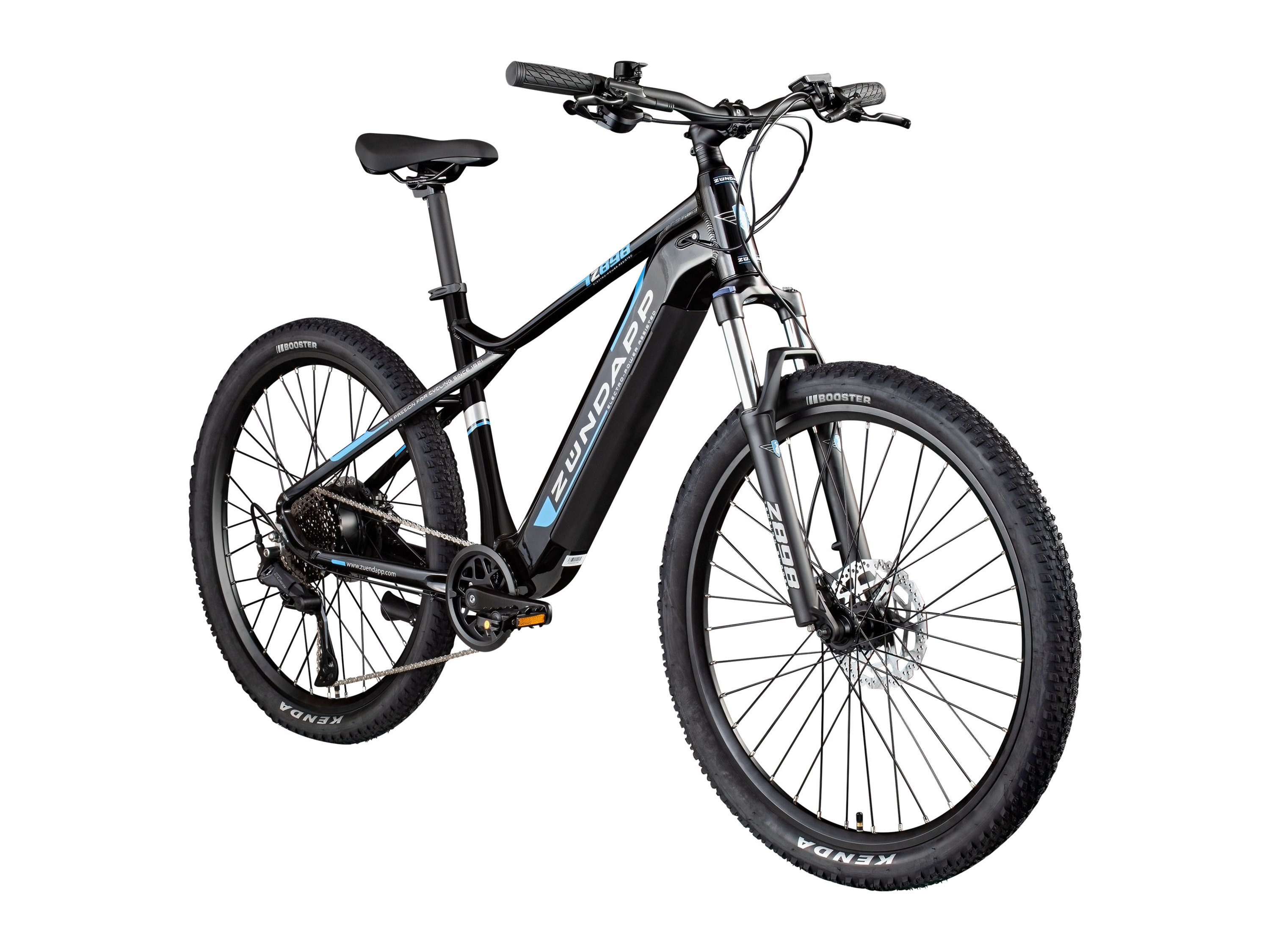 ZÜNDAPP Rower elektryczny górski »Z898«, 27,5 cala (Czarny/ niebieski)
