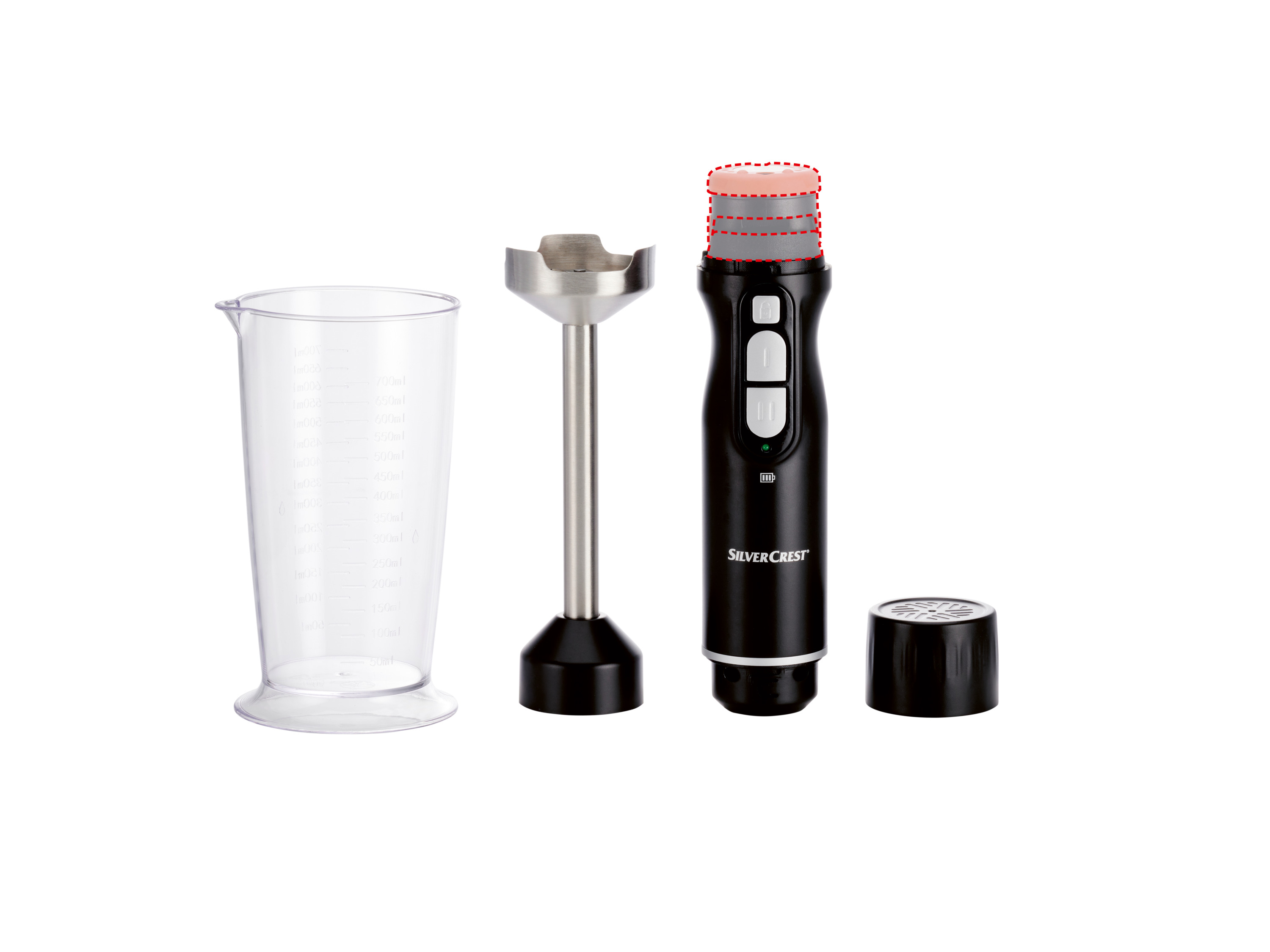 SILVERCREST® KITCHEN TOOLS Akumulatorowy blender 12 V, z miarką