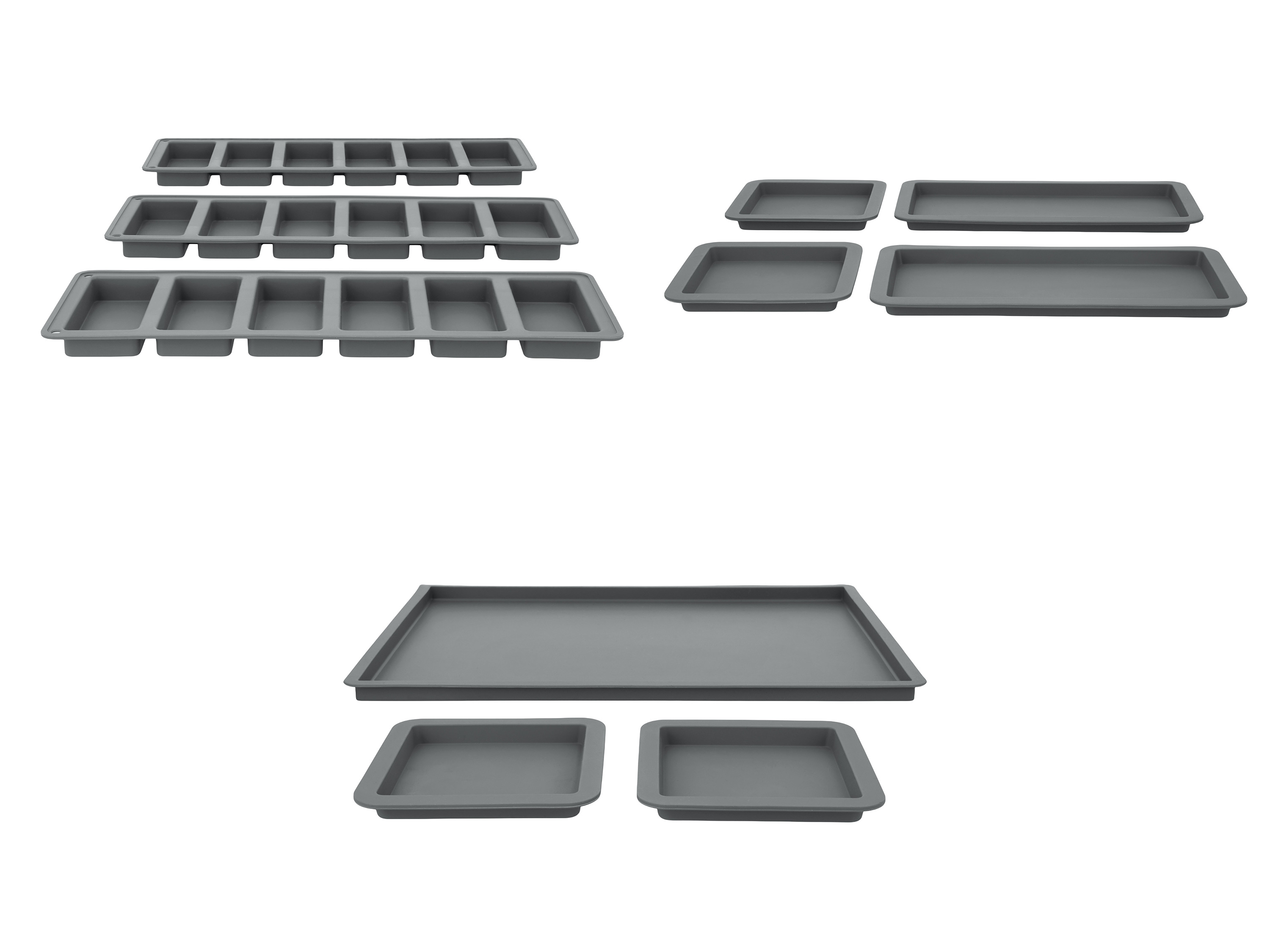 SILVERCREST® Zestaw silikonowych form do batonów / Zestaw silikonowych mat do pieczenia