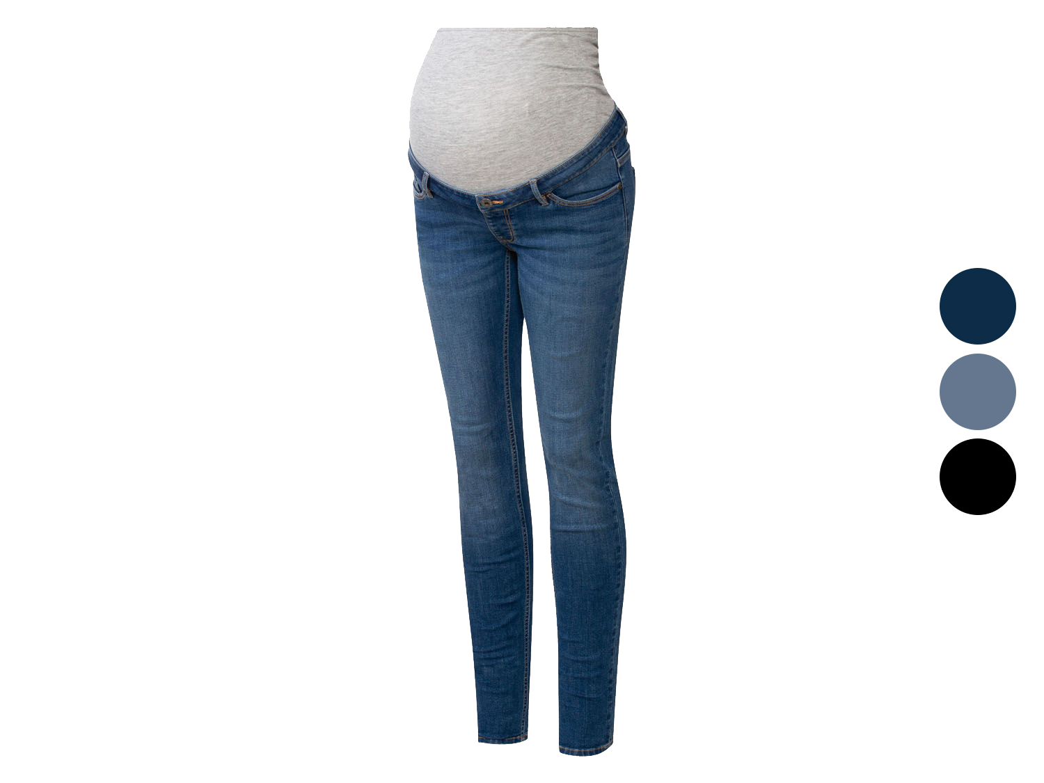 ESMARA® Jeansy ciążowe z bawełną, Skinny Fit