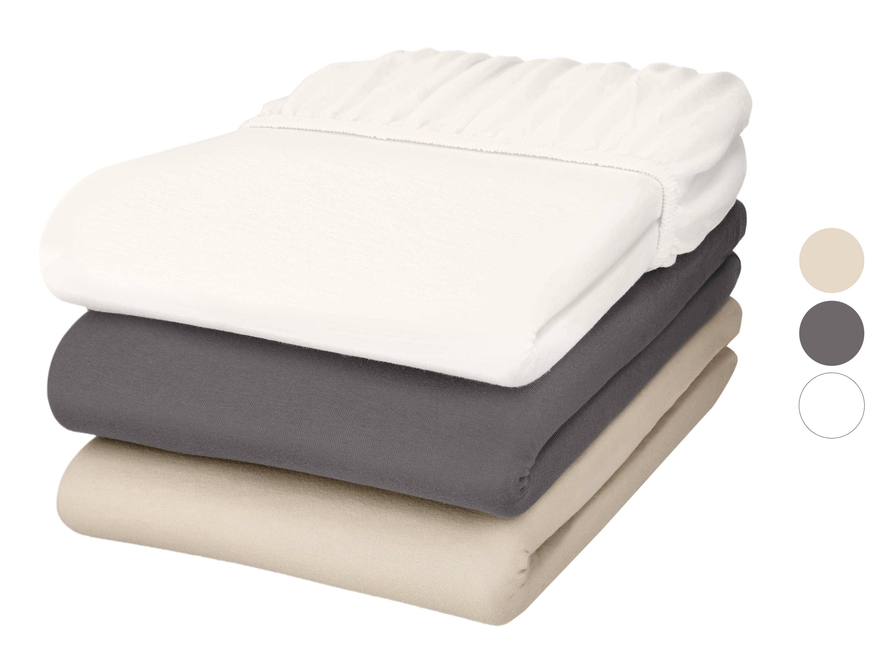 LIVARNO® Prześcieradło z dżerseju z gumką, 90-100 x 200 cm
