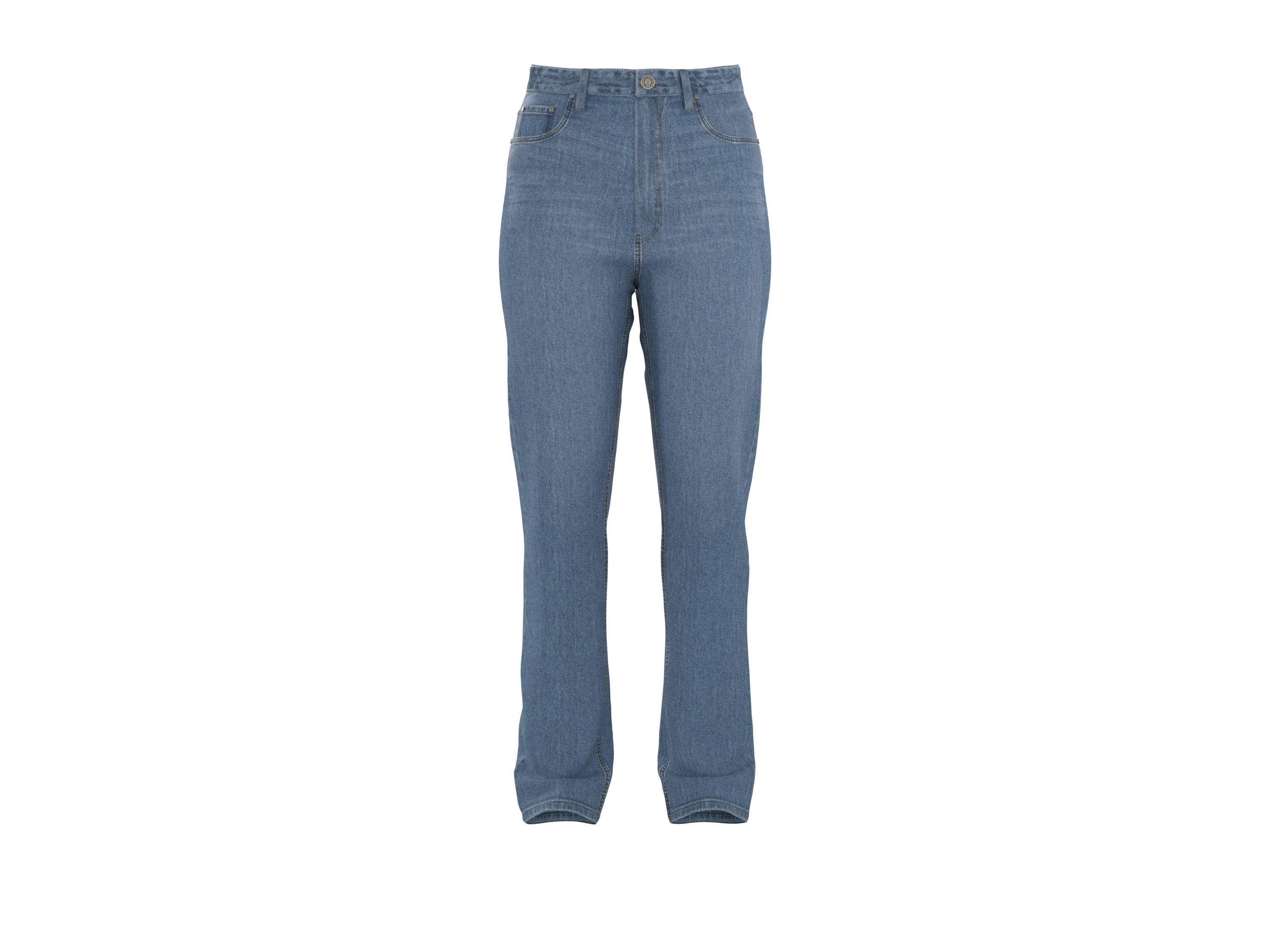 ESMARA® Jeansy damskie straight fit 