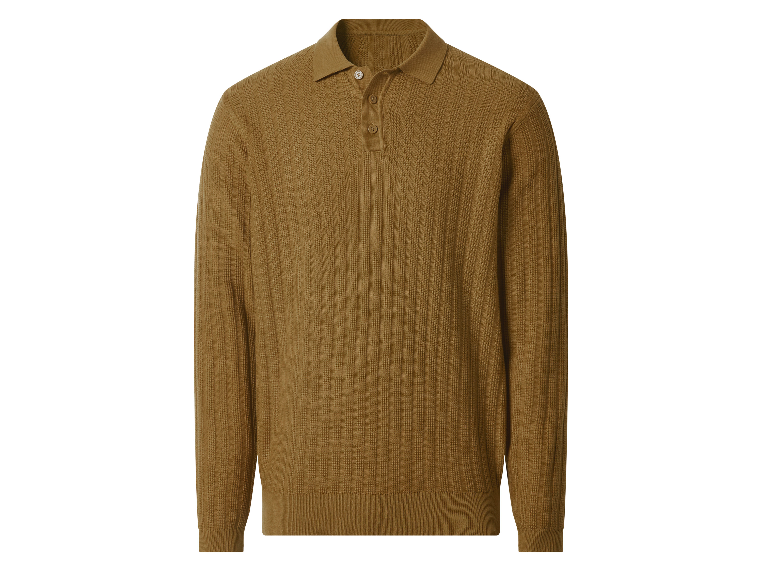 ESMARA MEN Sweter polo męski dzianinowy 