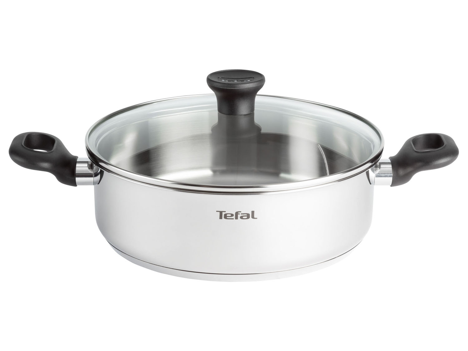 TEFAL  Patelnia Duetto G7487034 ze stali szlachetnej, Ø 24 cm