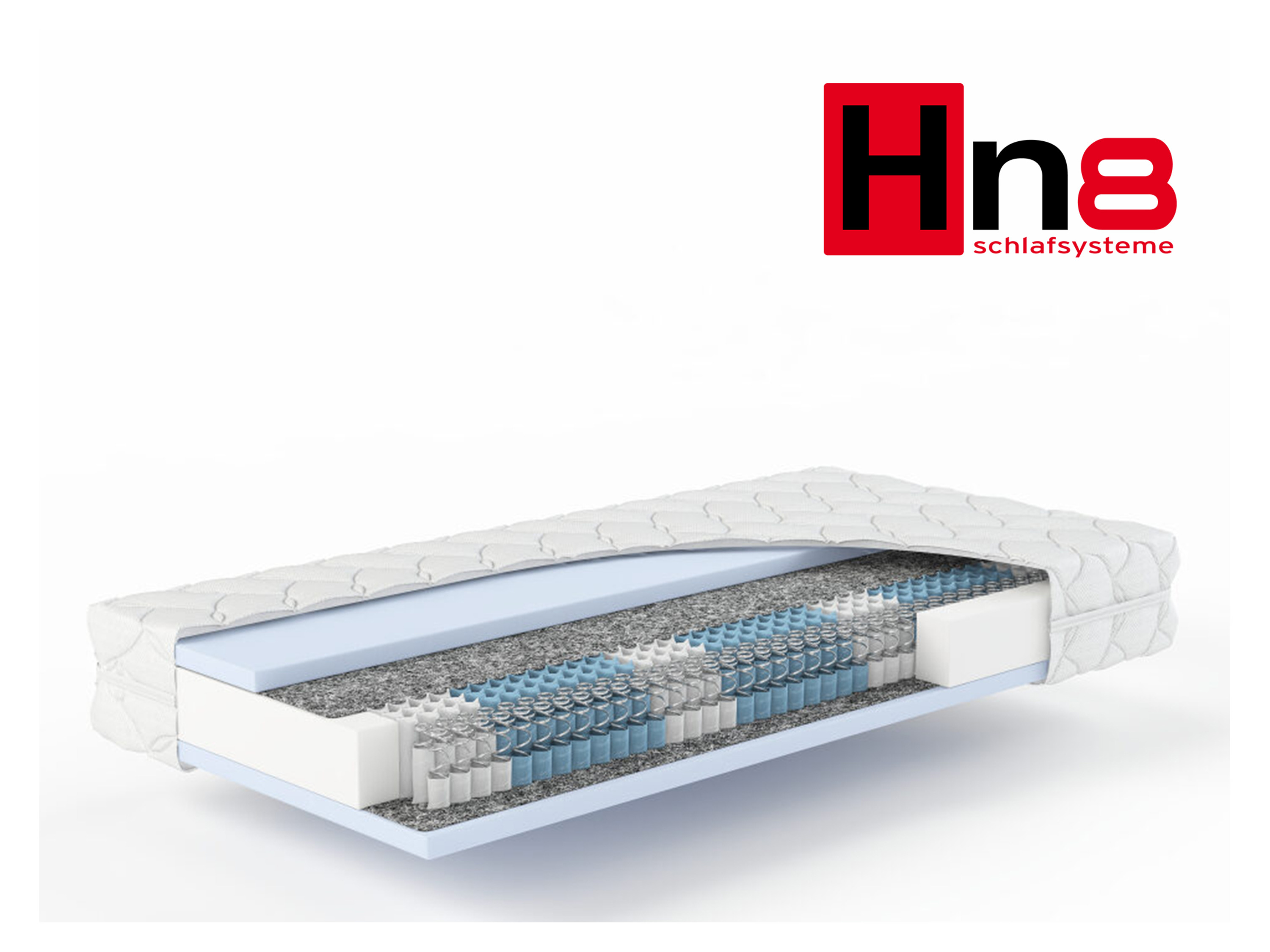 HN8 SCHLAFSYSTEME Materac sprężynowy kieszeniowy 7-strefowy Dream TA 1000 (H2, 140 x 200)