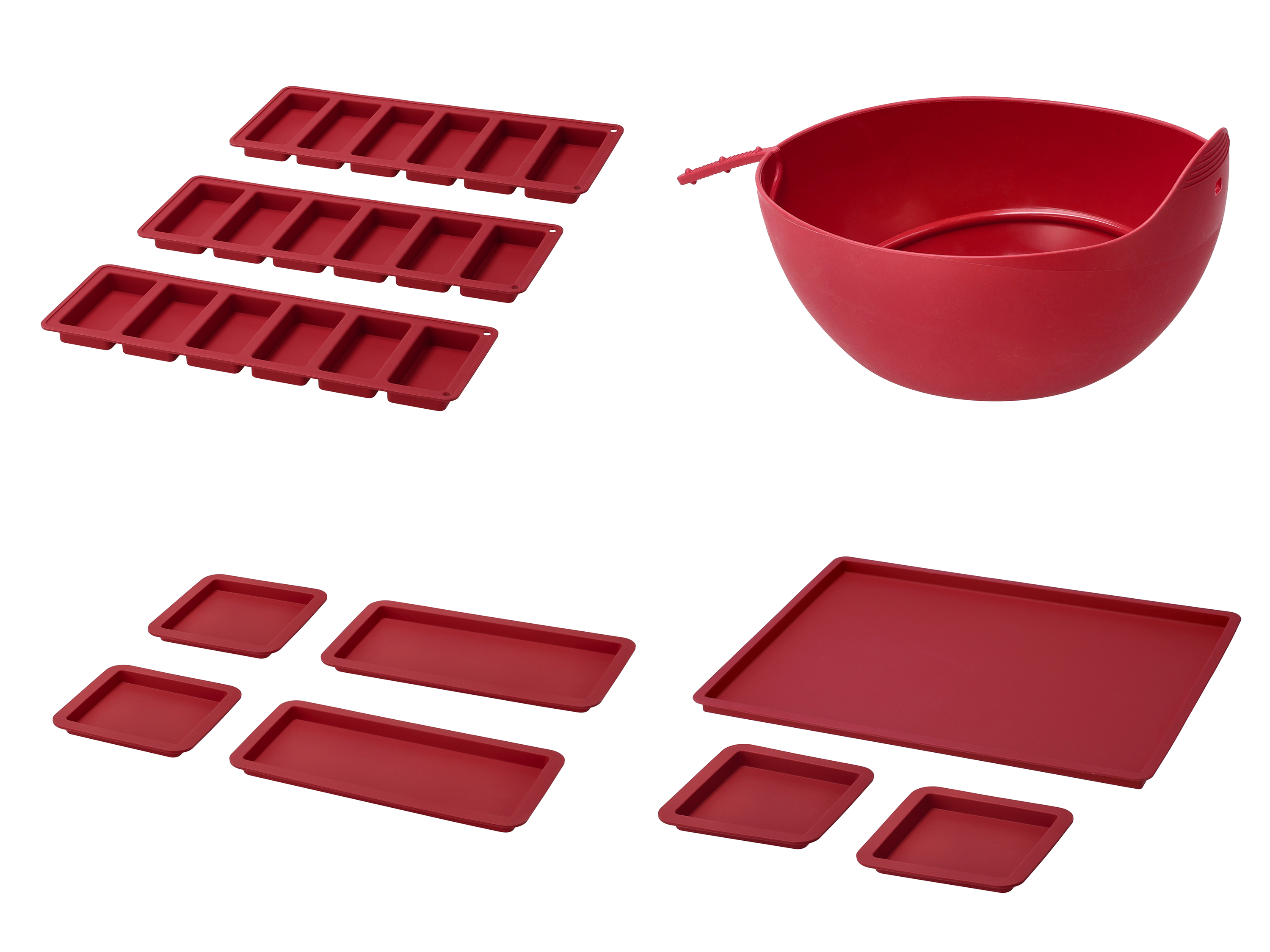 SILVERCREST® Zestaw foremek silikonowych/ Forma do chleba/ Zestaw mat do pieczenia