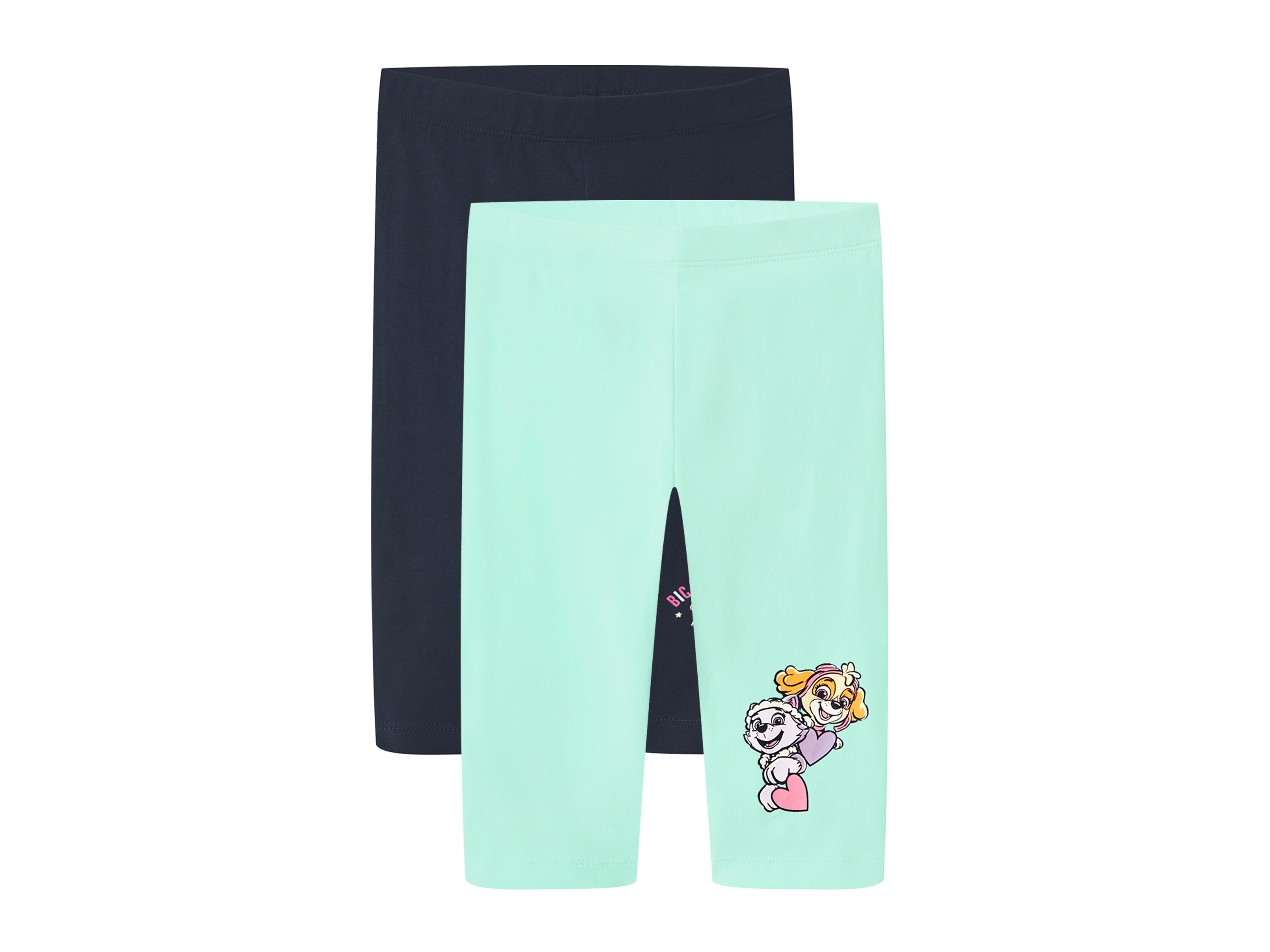 LUPILU® Legginsy capri dziecięce Psi Patrol, 2 sztuki
