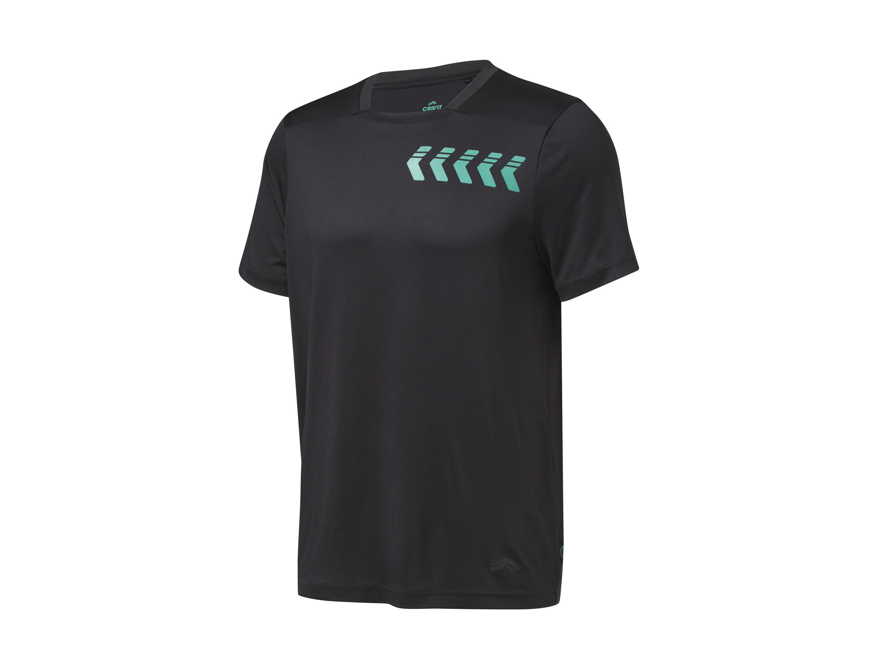 CRIVIT T-shirt funkcyjny męski (czarny, S(44/46))