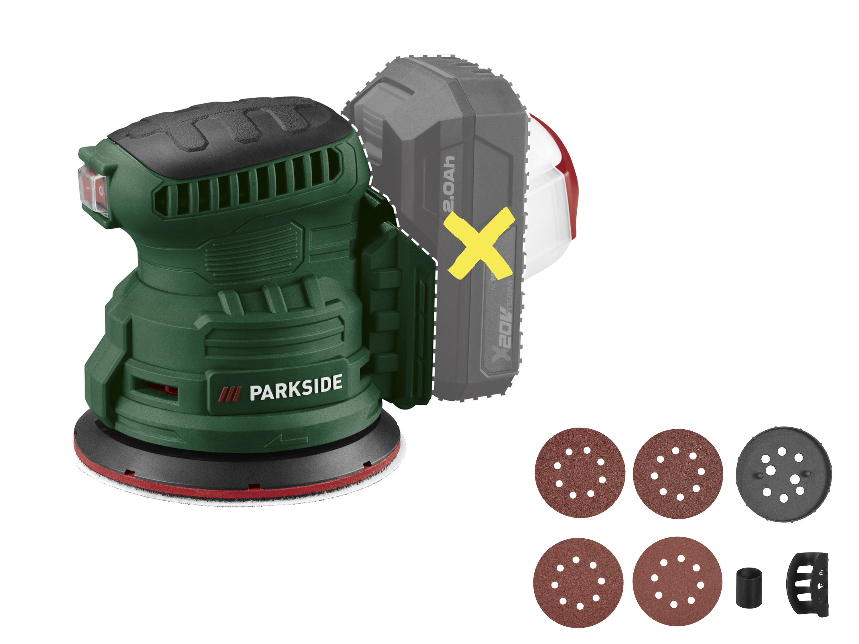 PARKSIDE® Akumulatorowa szlifierka mimośrodowa 20 V »PAEXSG 20-Li B1« / Akumulatorowa szlifierka uniwersalna 20 V »PAMSG 20-Li B1«, bez akumulatora i