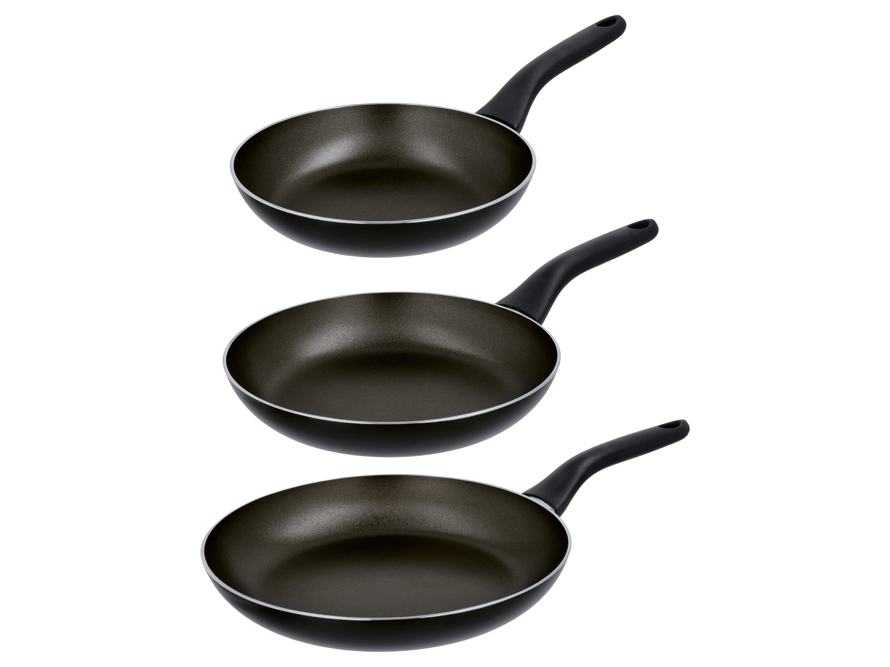 SILVERCREST® Zestaw 3 patelni aluminiowych