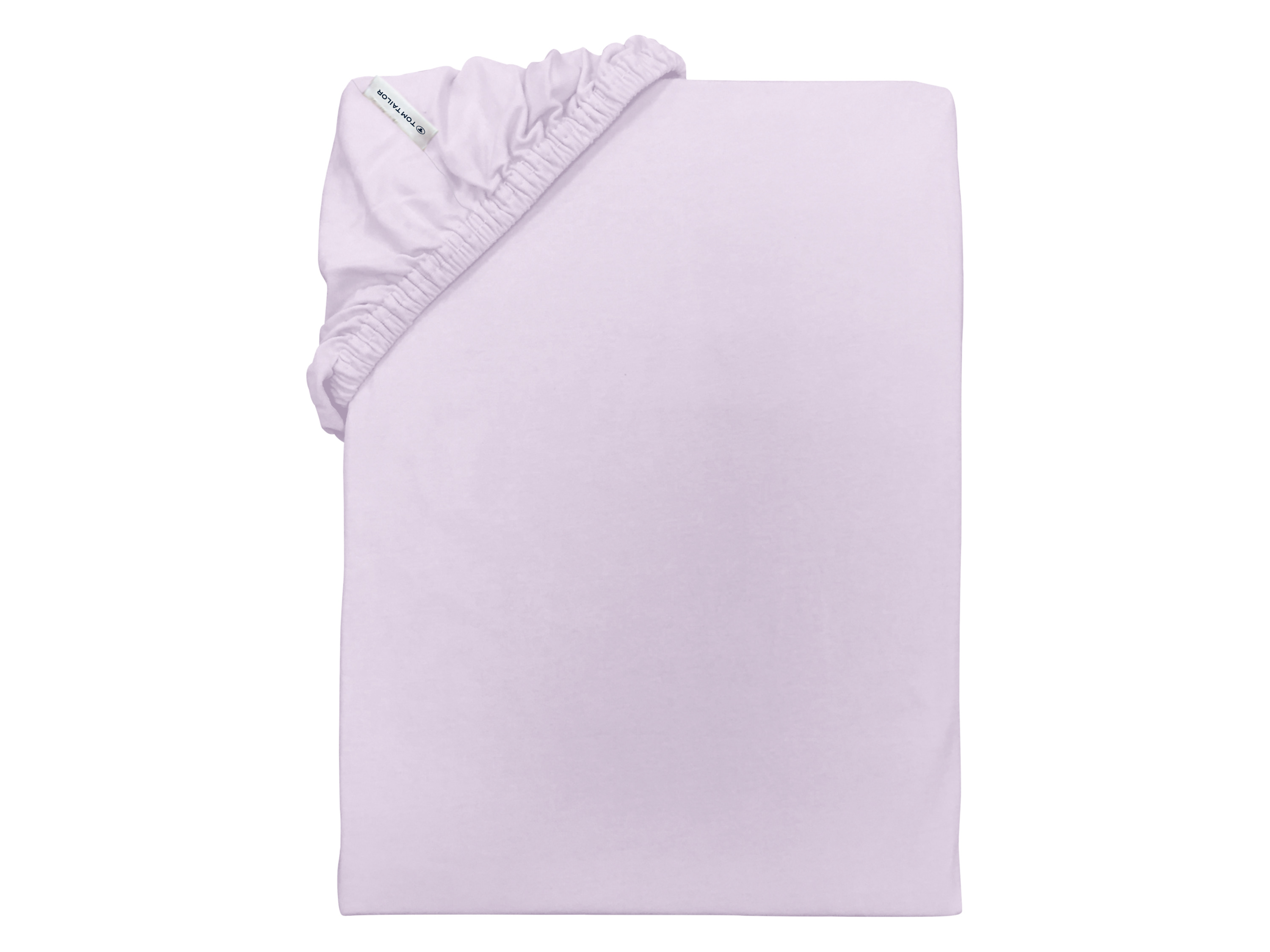TOM TAILOR Prześcieradło z dżerseju z gumką, 90-100 x 200 cm (Lila)