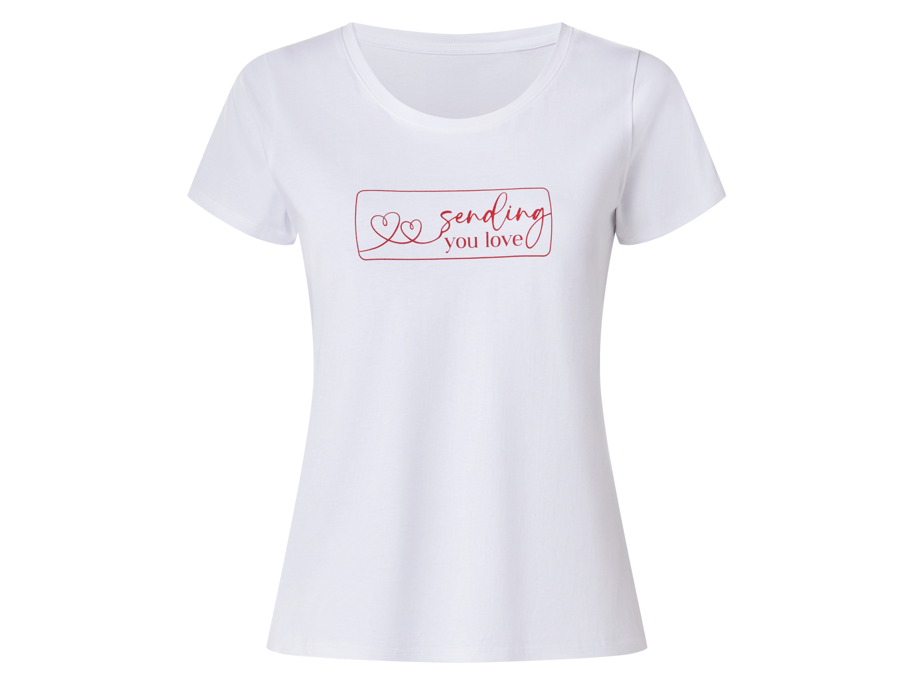 ESMARA® T-shirt damski z biobawełny 