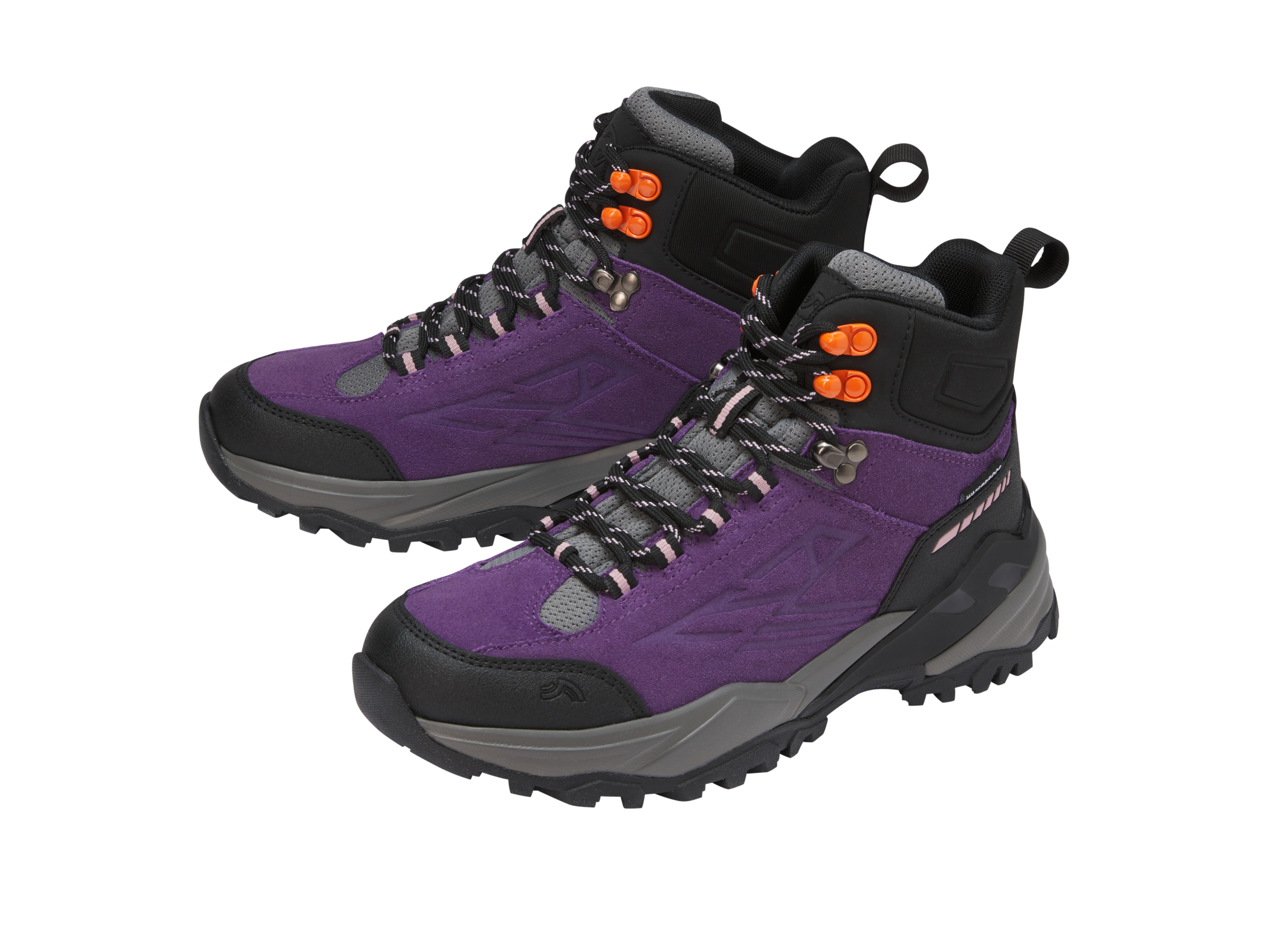 CRIVIT Skórzane buty trekkingowe damskie (Lila, 39)