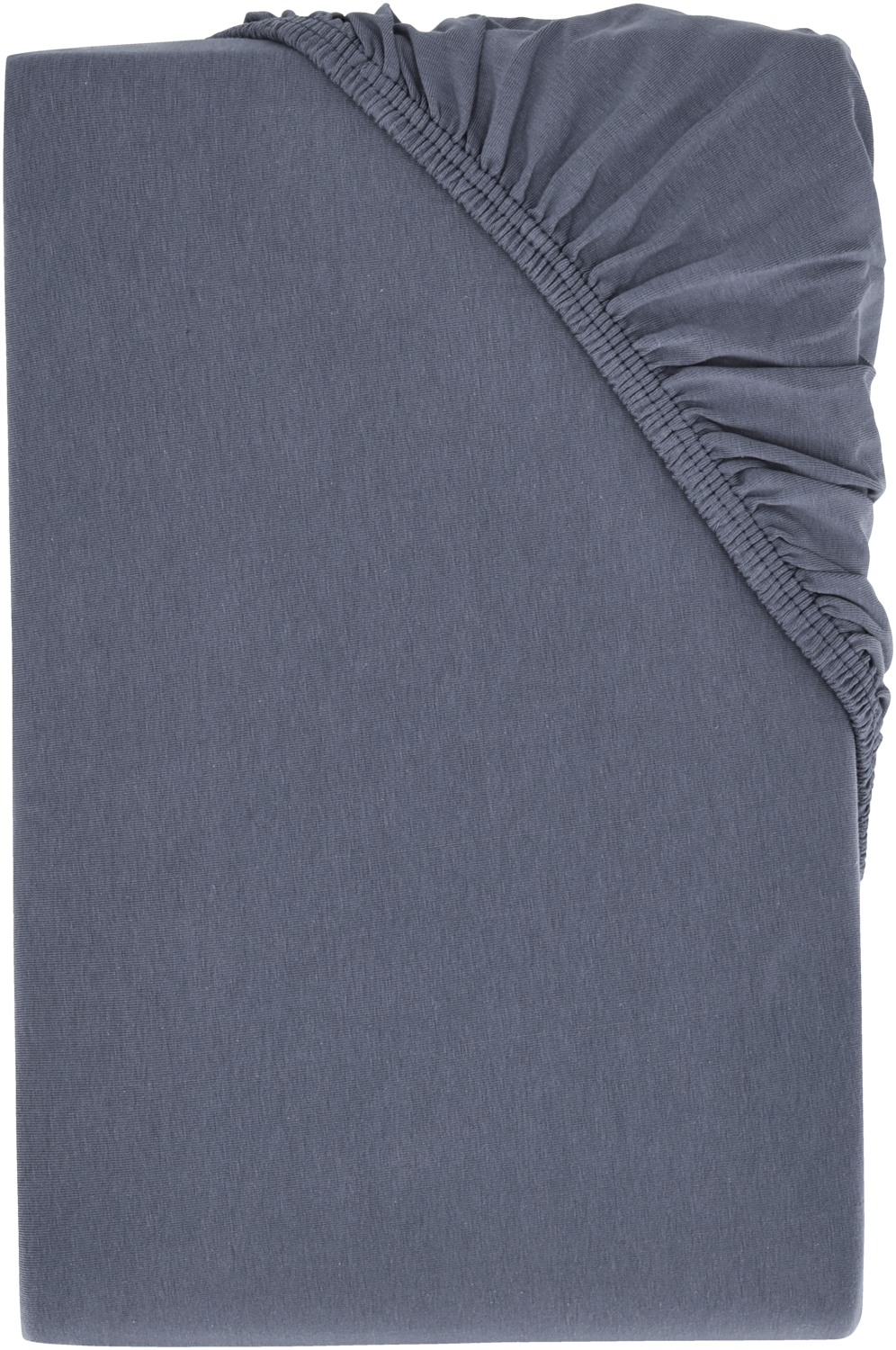 LIVARNO HOME Prześcieradło z dżerseju z gumką bi-elastic, 140-160 x 200 cm (Niebieski)