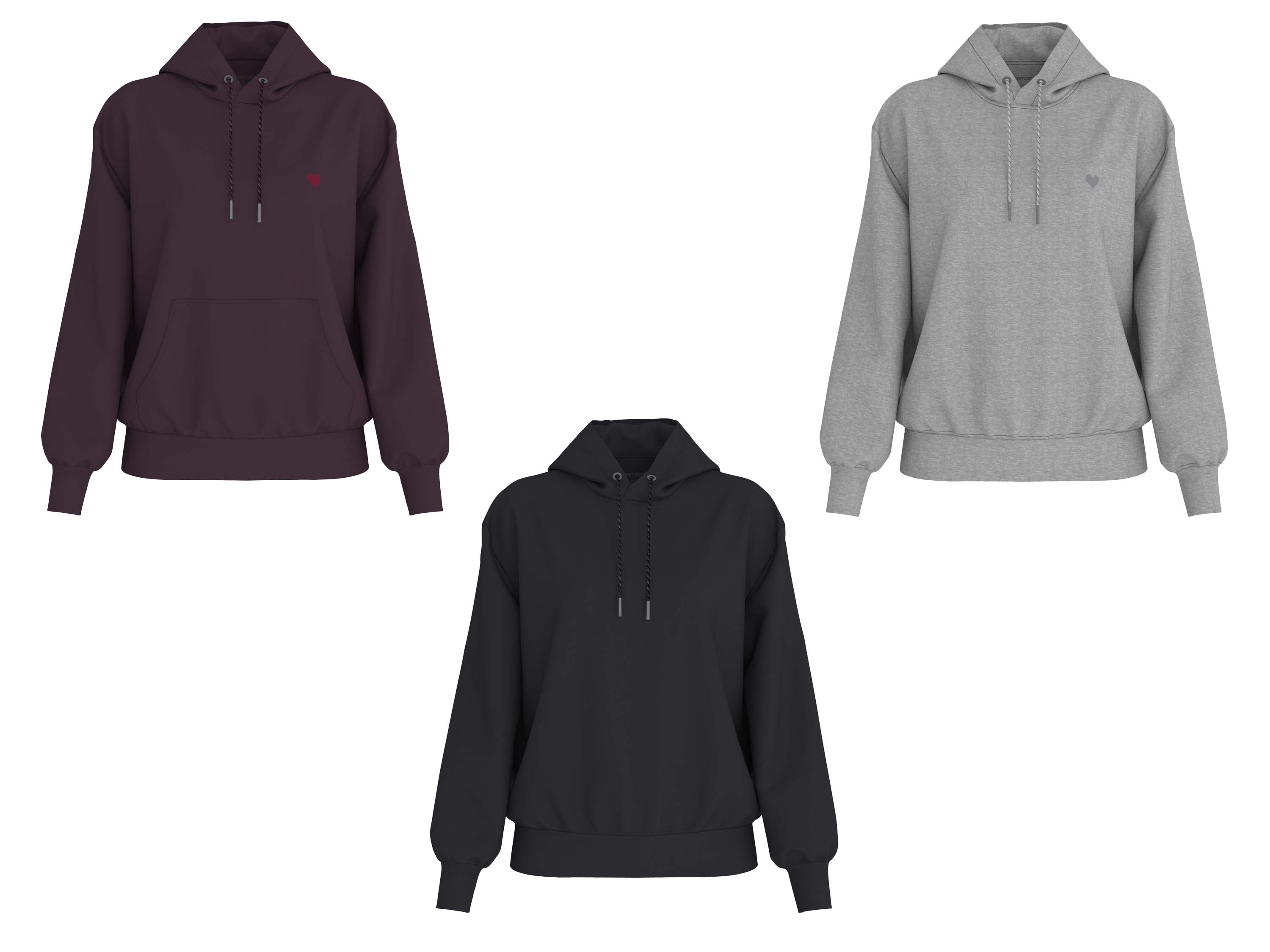 ESMARA® Bluza damska z kapturem