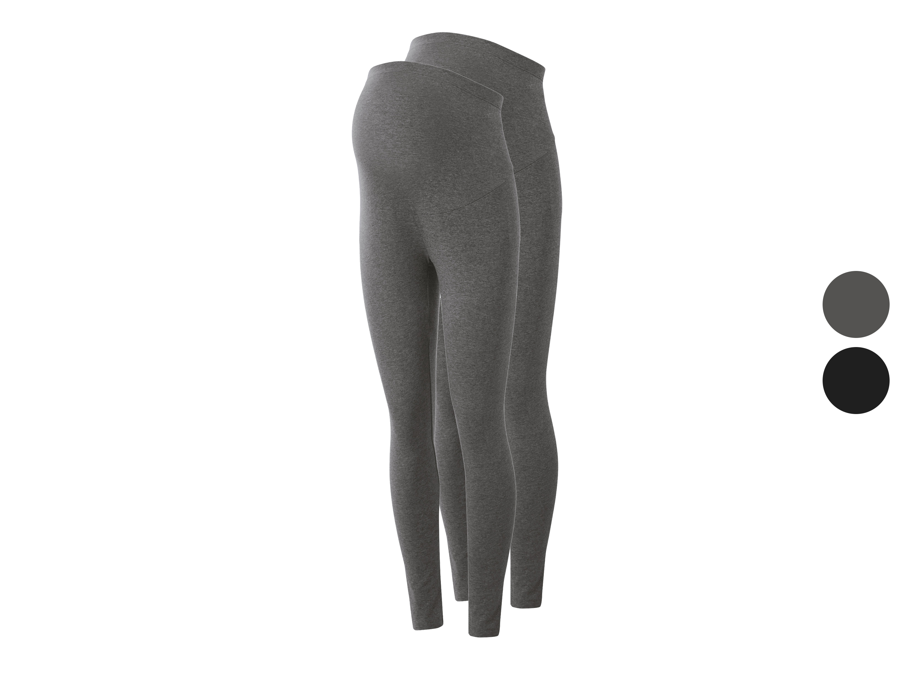 ESMARA® Legginsy ciążowe damskie, 2 pary
