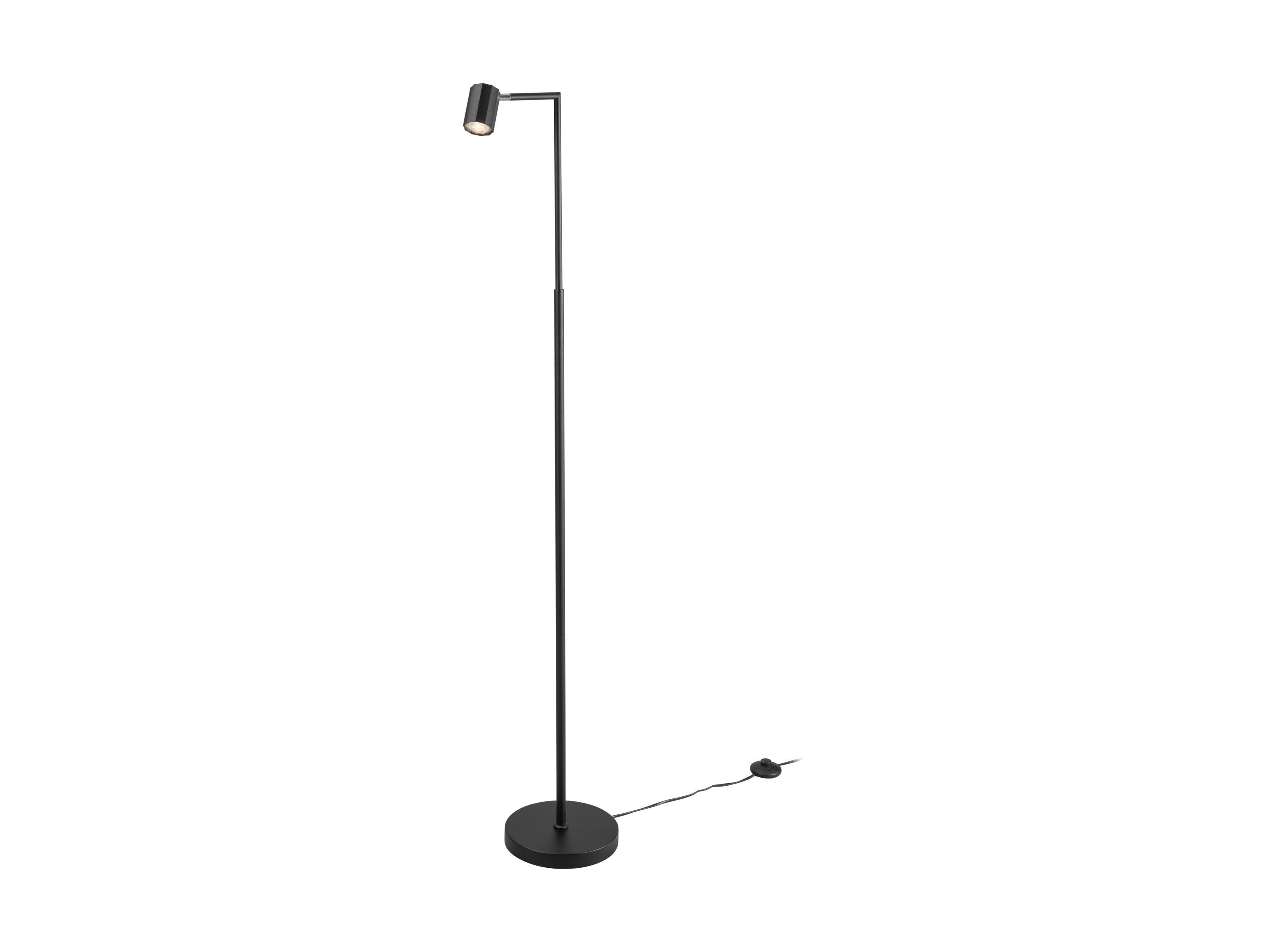 LIVARNO HOME Lampa podłogowa LED (Czarny)