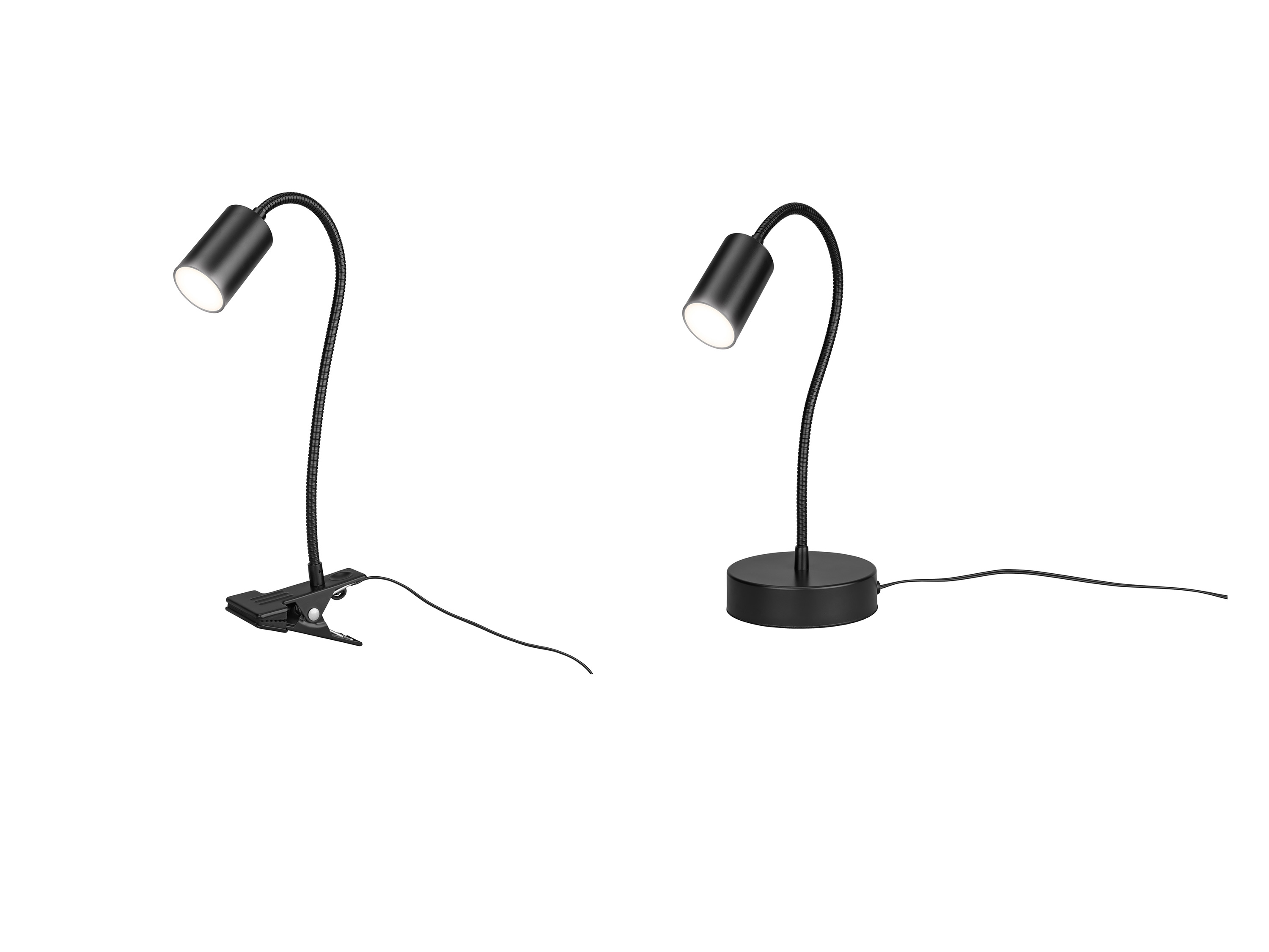 LIVARNO® Lampka biurkowa LED / Lampka biurkowa LED z klipsem
