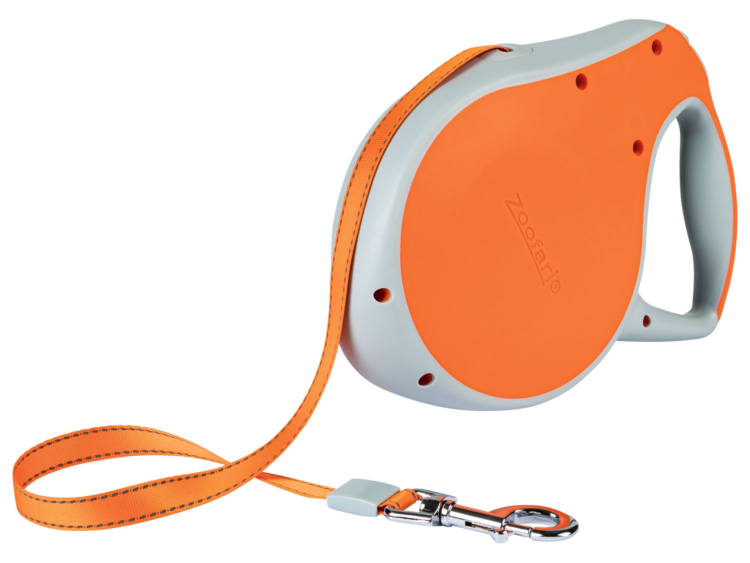 ZOOFARI® Smycz automatyczna XL, 10 m (Pomarańczowy)