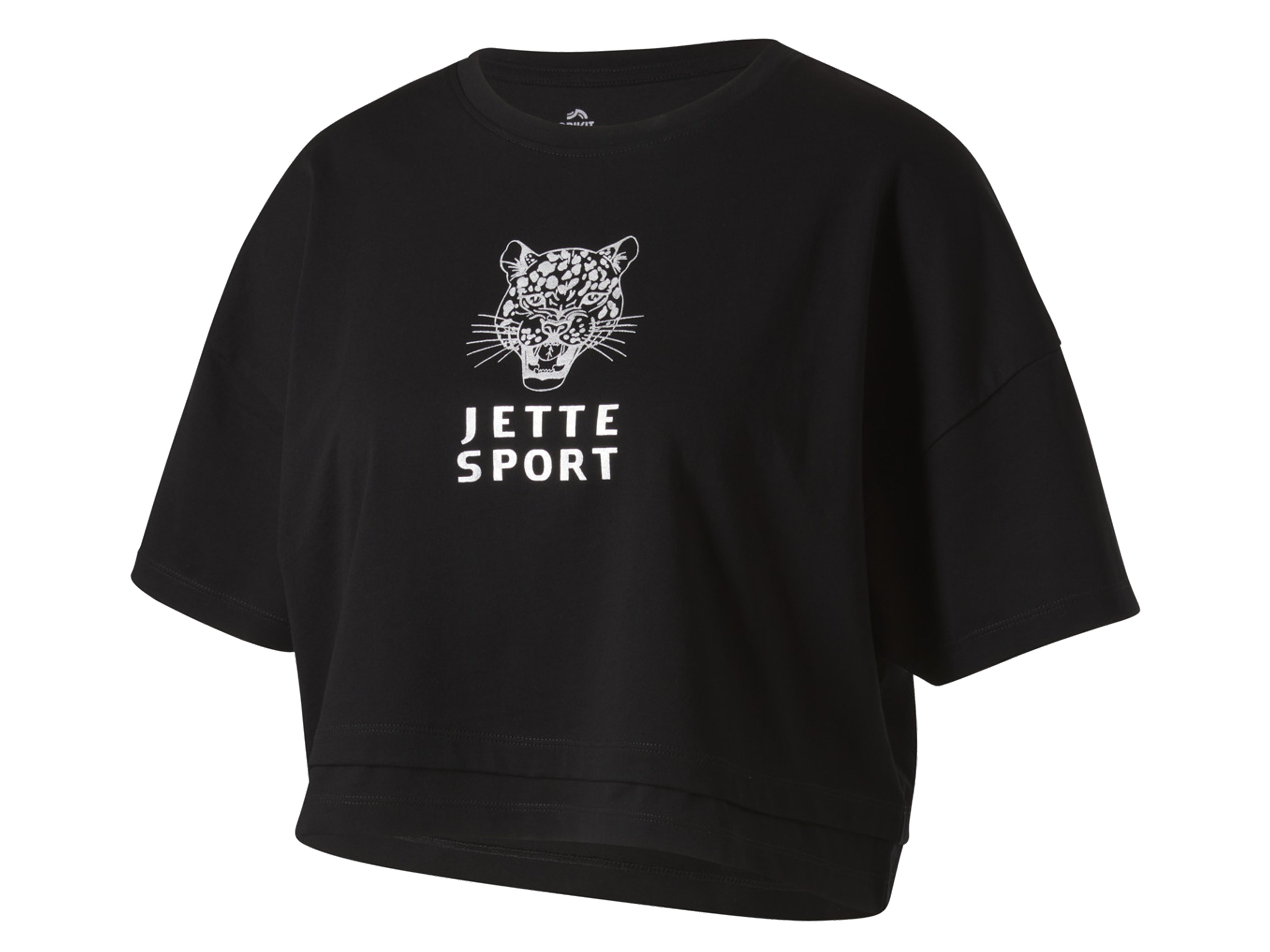 CRIVIT BY JETTE SPORT Koszulka krótka funkcyjna damska (Czarny, L(44/46))