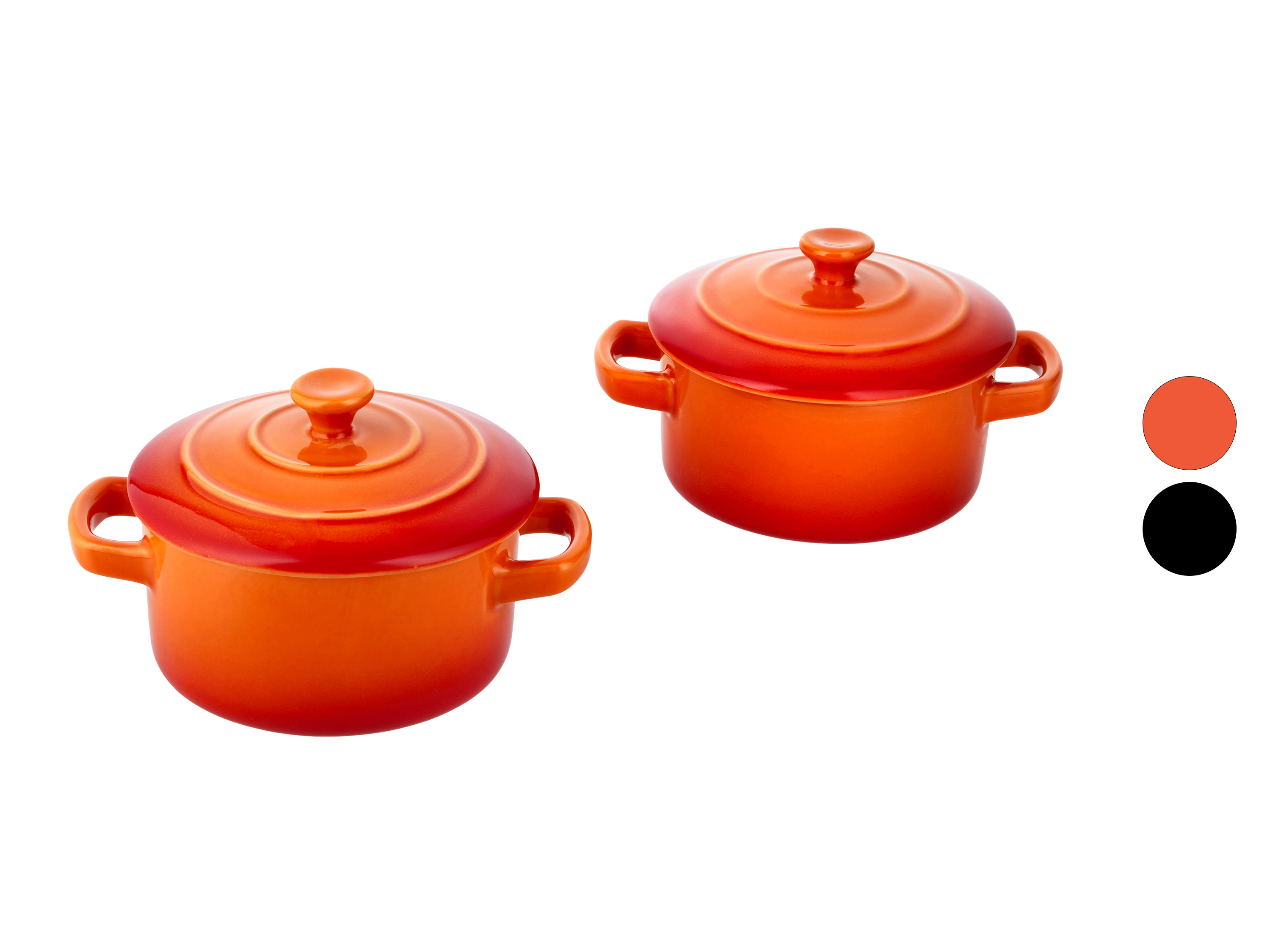 SILVERCREST® Zestaw 2 minigarnków żeliwnych