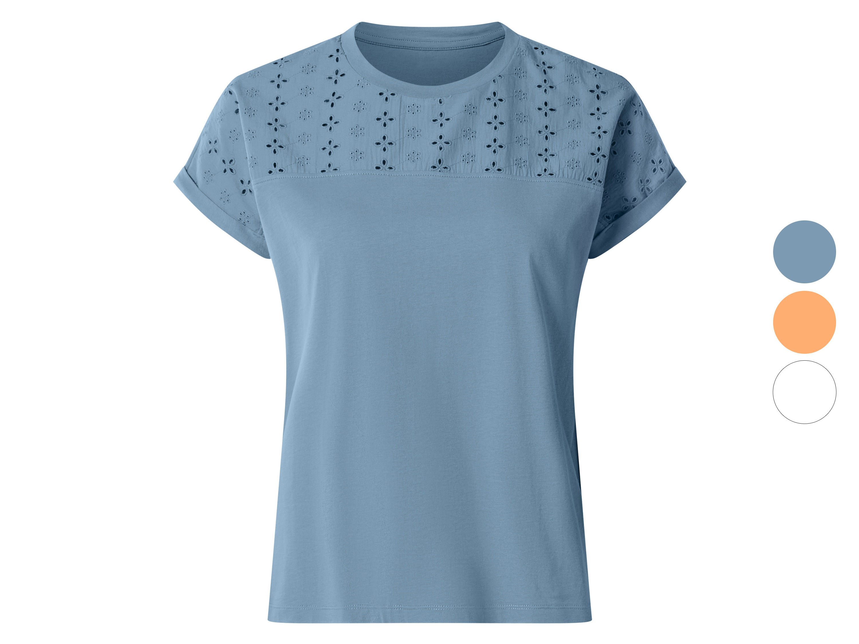 ESMARA® T-shirt damski z bawełny