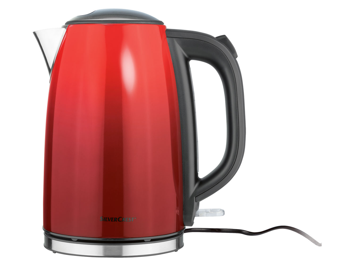 SILVERCREST® KITCHEN TOOLS Czajnik ze stali szlachetnej, 1,7 l (Czerwony)