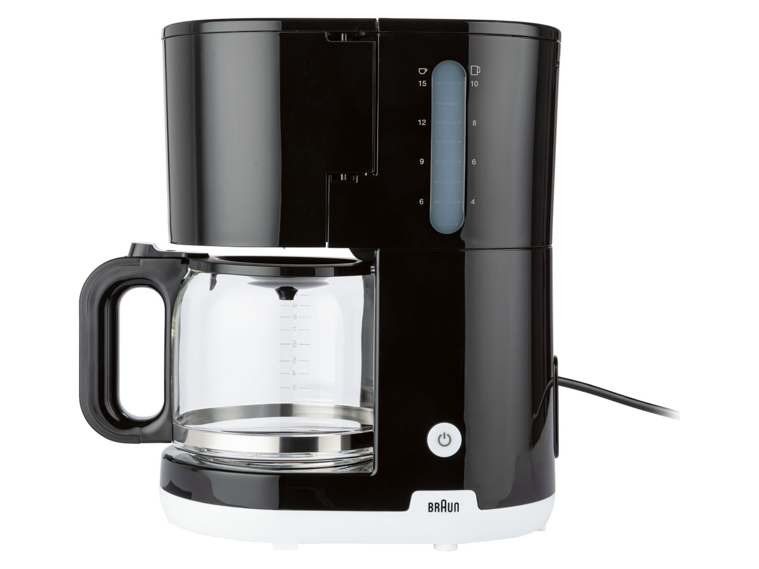 BRAUN Ekspres przelewowy KF1100BK, 1000 W, OptiBrew System (Czarny)