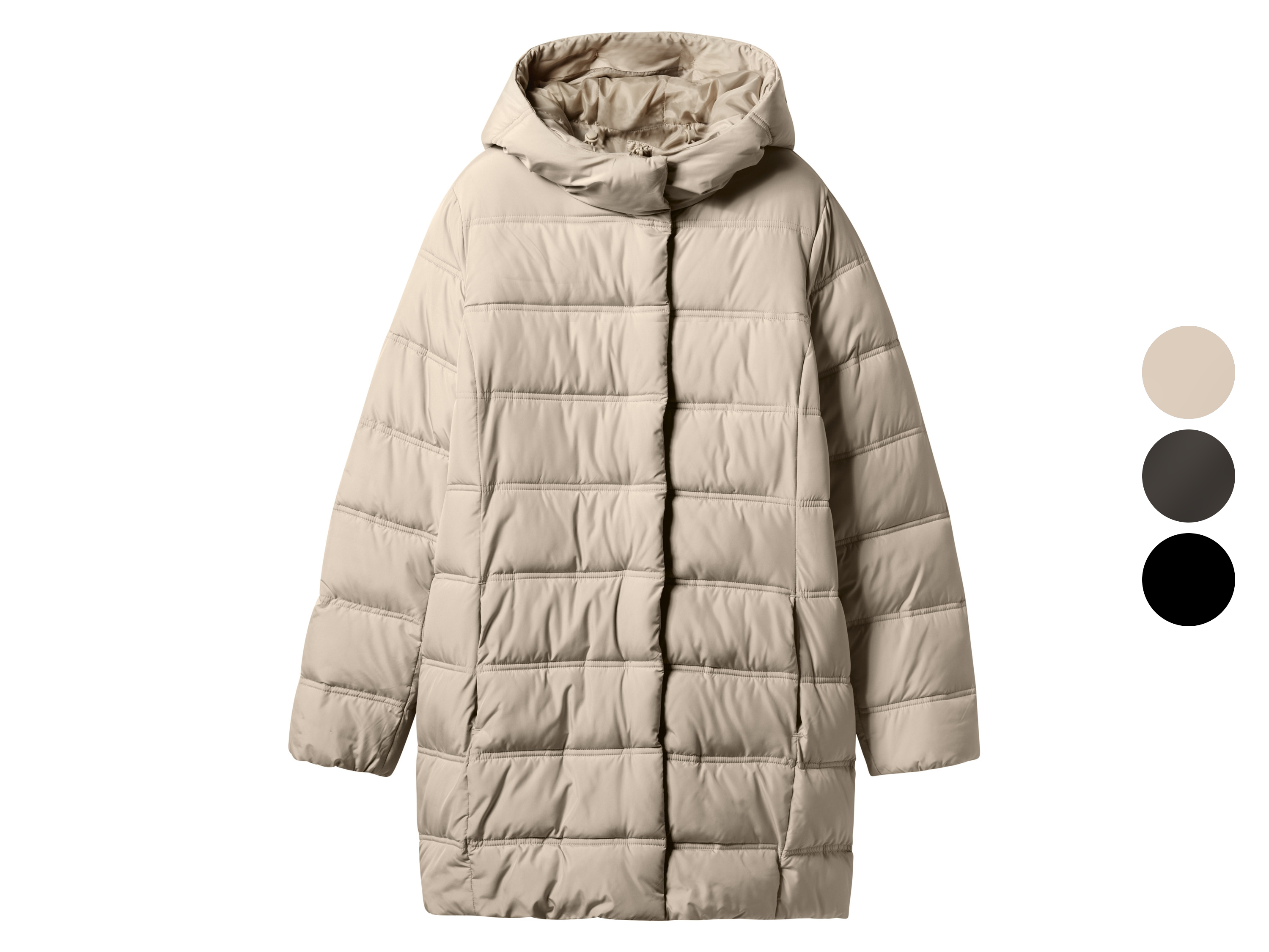 ESMARA® Płaszcz pikowany termoaktywny damski
