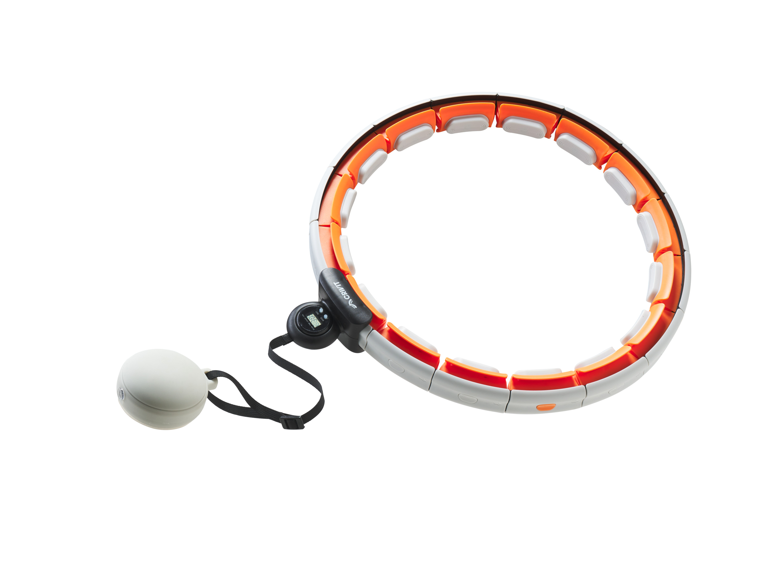 CRIVIT Hula-Hoop z obciążnikiem (Pomarańczowy)