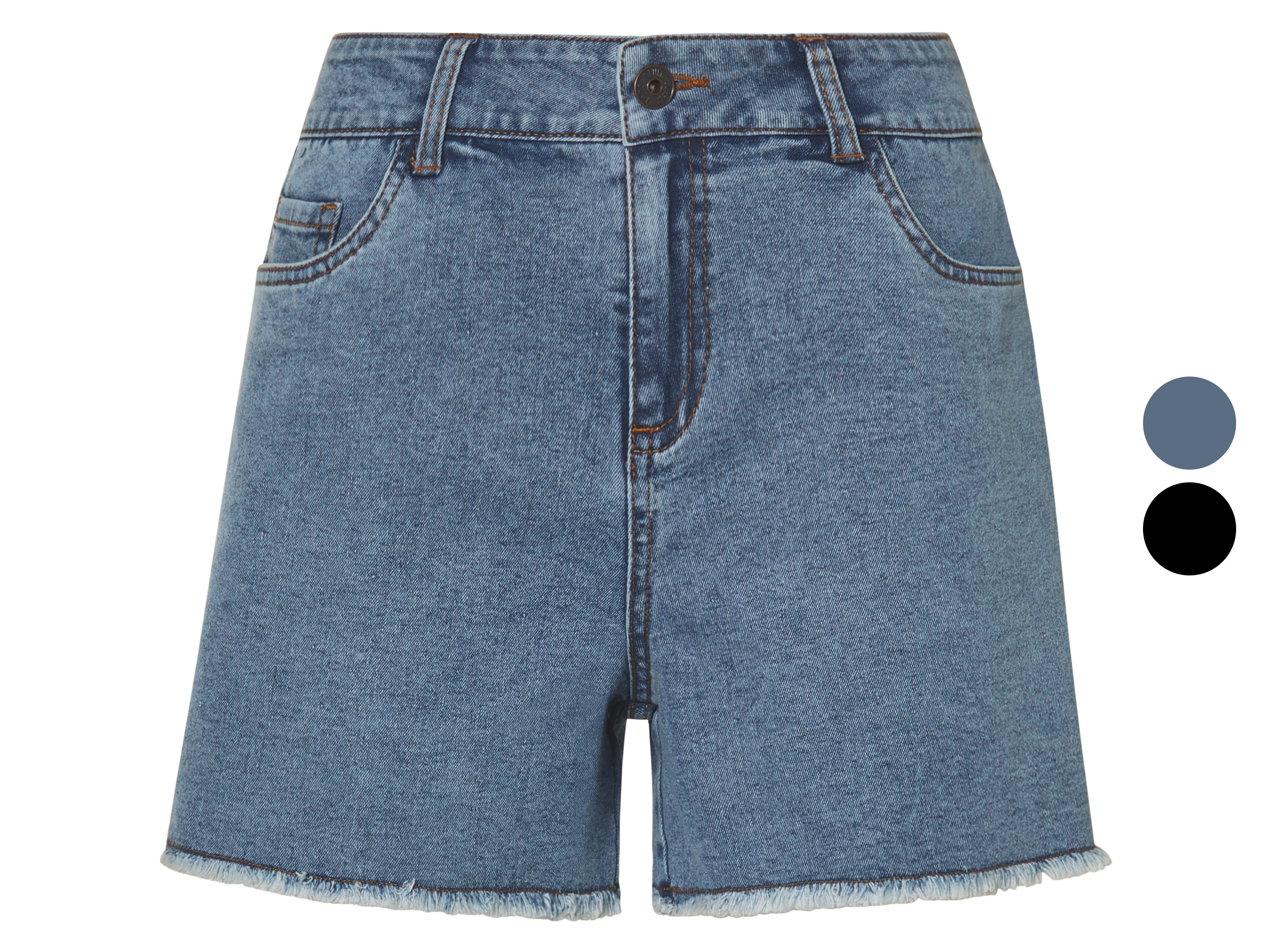 ESMARA® Szorty jeansowe damskie z bawełną