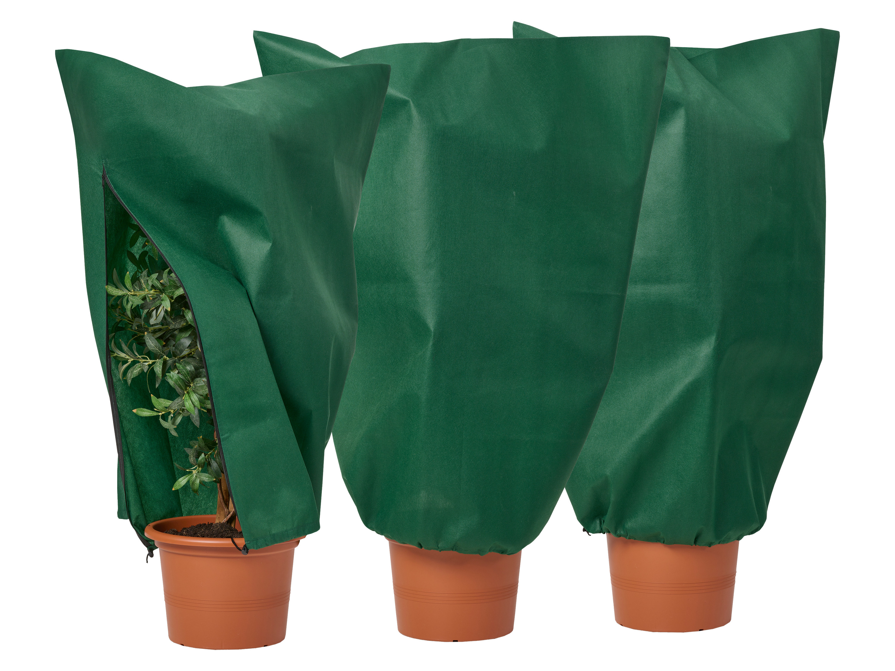 PARKSIDE® Kaptur ochronny z agrowłókniny L / XL / XXL (Zestaw L 3 szt. zielony)