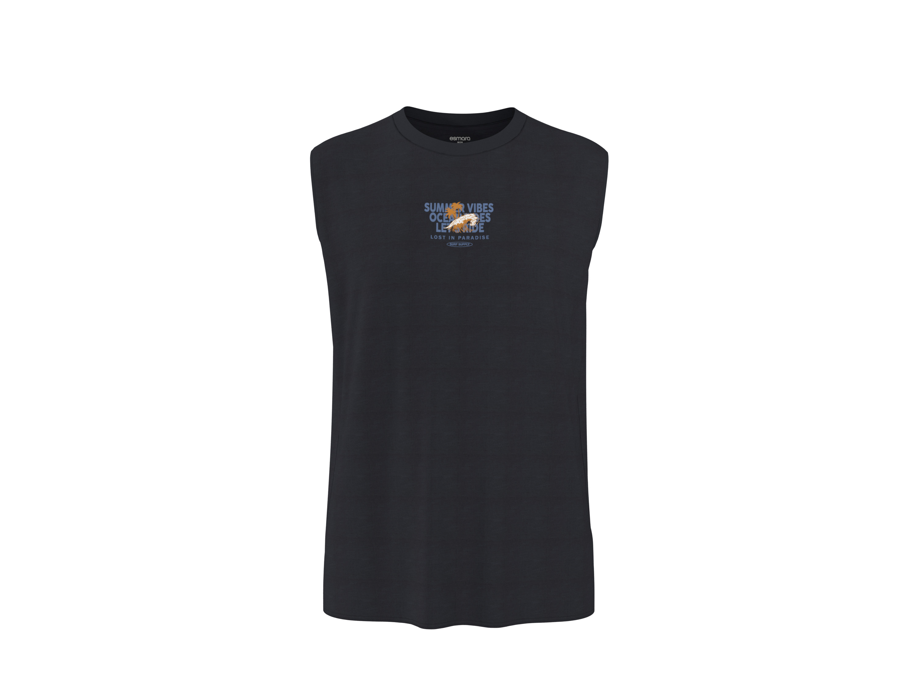 ESMARA® Tank top męski z bawełny 