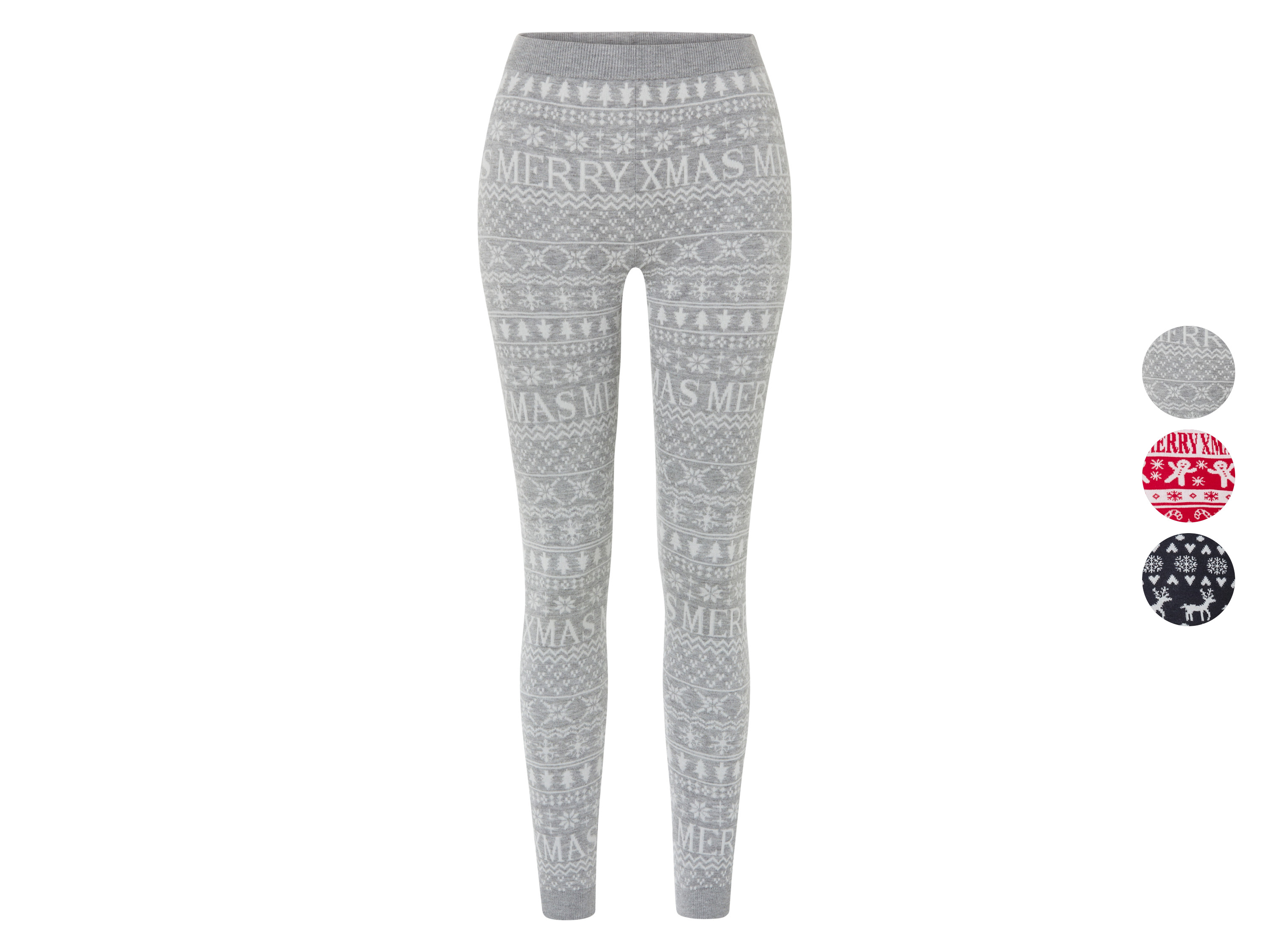 ESMARA® Legginsy damskie z motywem świątecznym