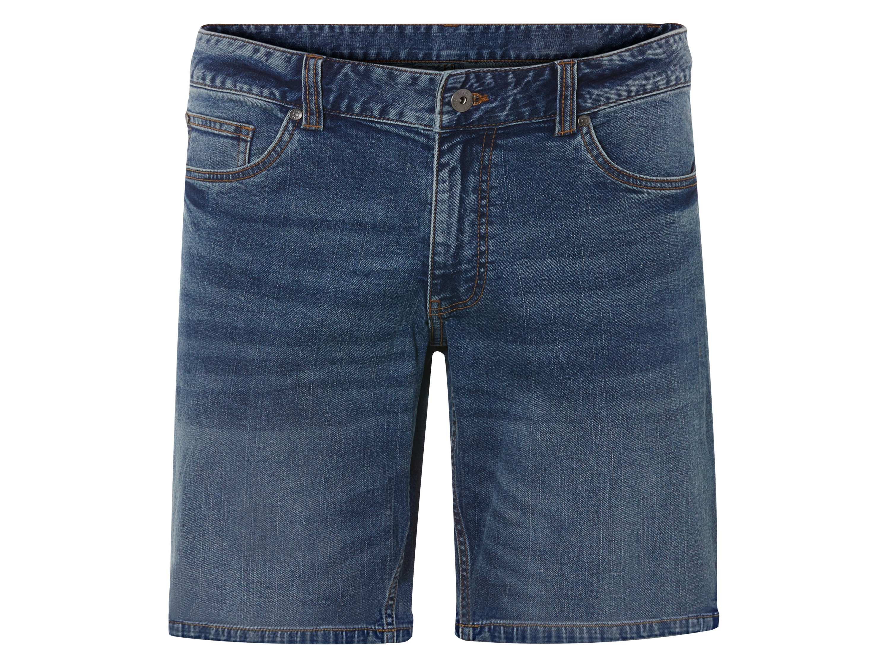 LIVERGY® Szorty jeansowe męskie z bawełny