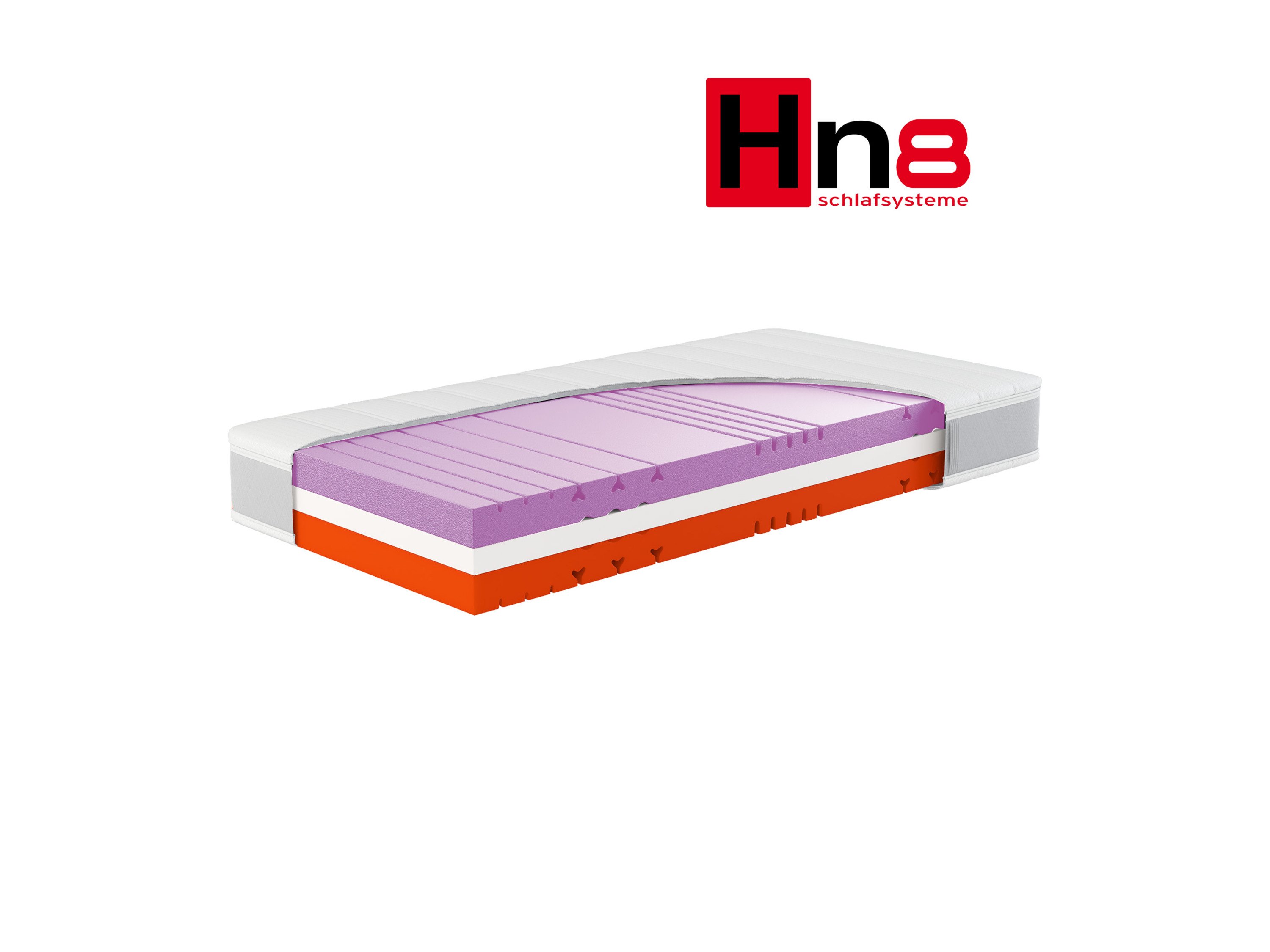 HN8 SCHLAFSYSTEME Materac piankowy 7-strefowy Sleep Balance Pro (H3/H4, 100 x 200 cm)