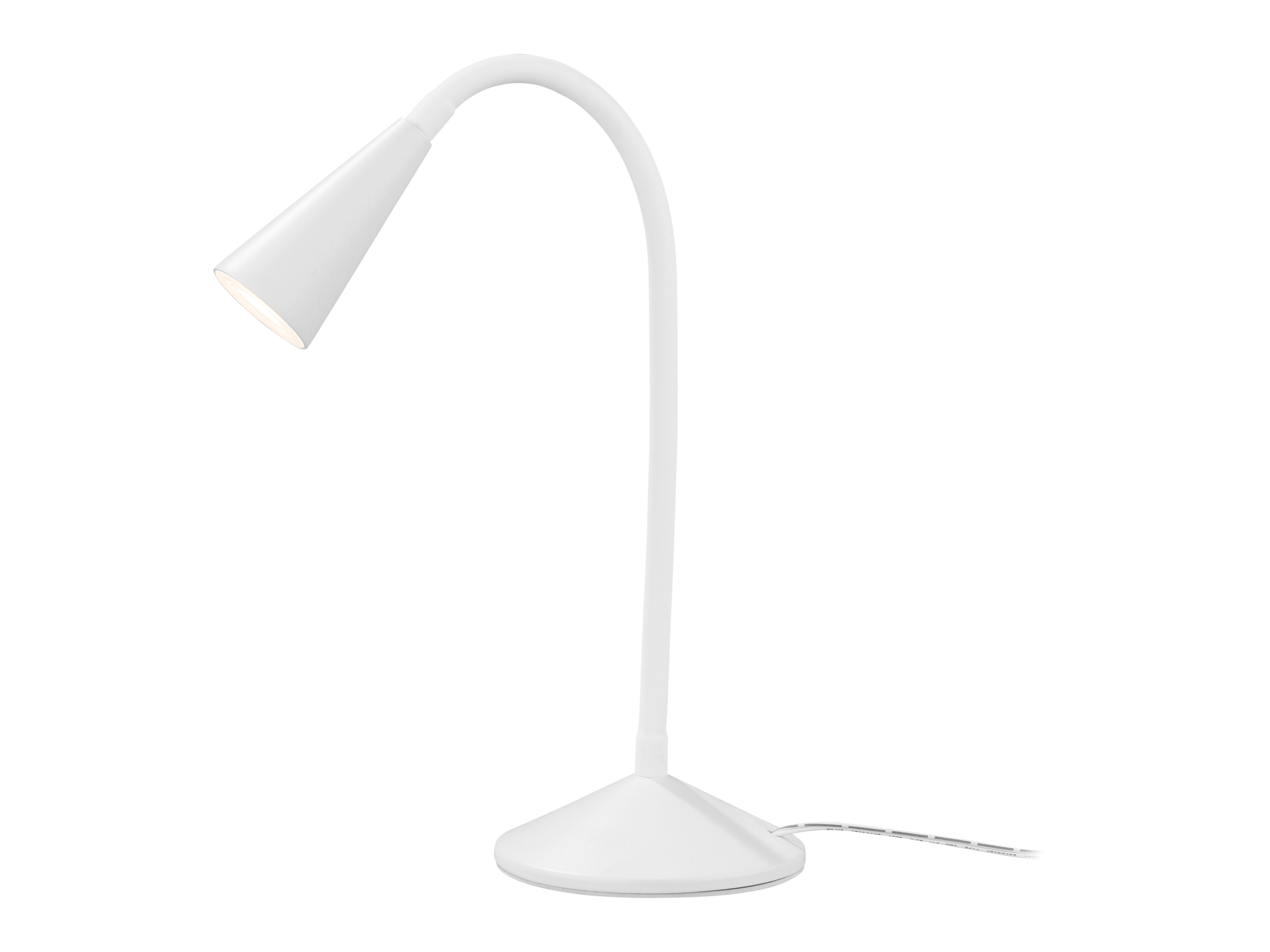 LIVARNO HOME Lampa stołowa LED z elastycznym ramieniem  (Biały)