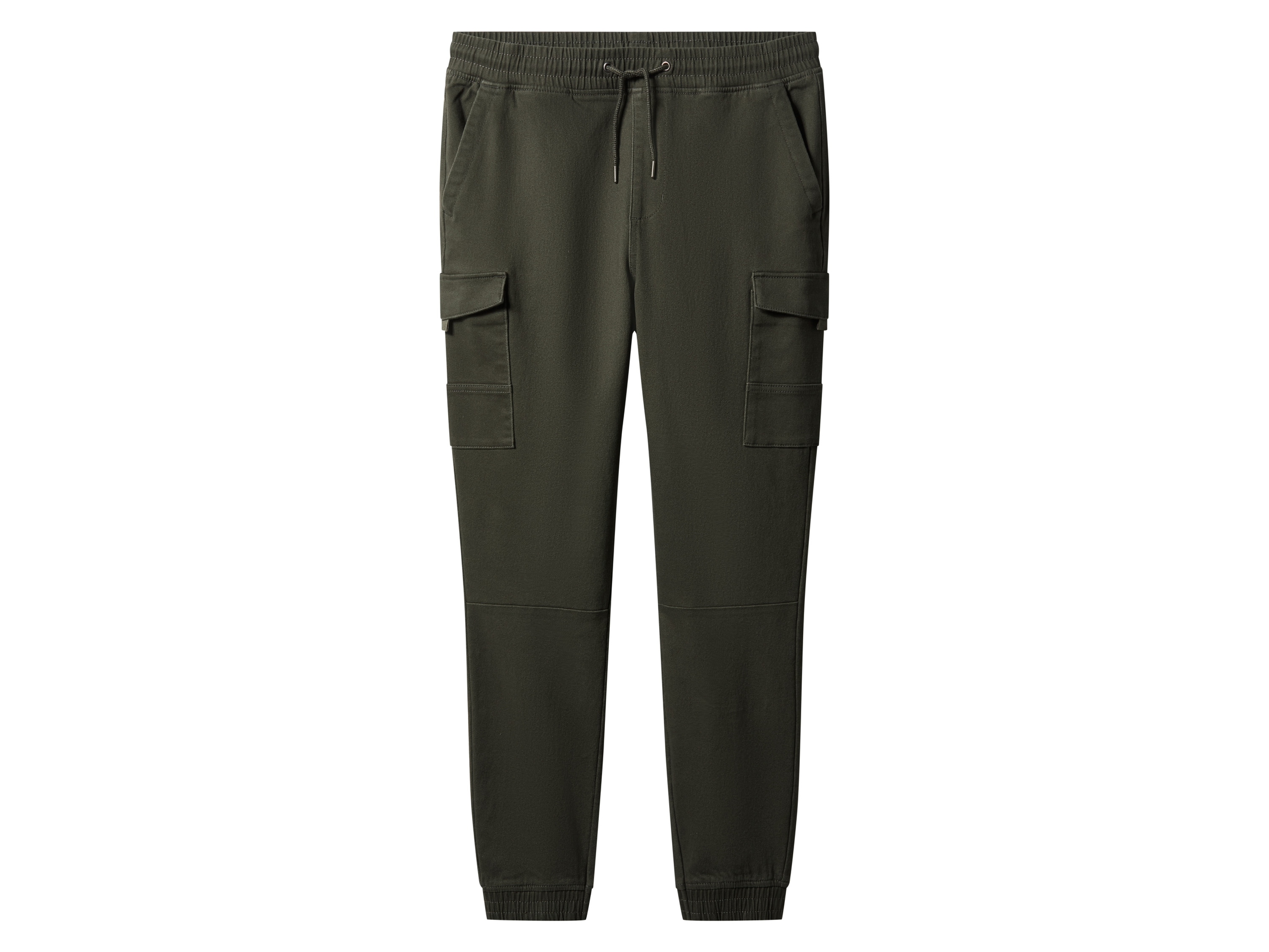 ESMARA MEN Joggery męskie z bawełną (Oliwkowy, XL (56/58))
