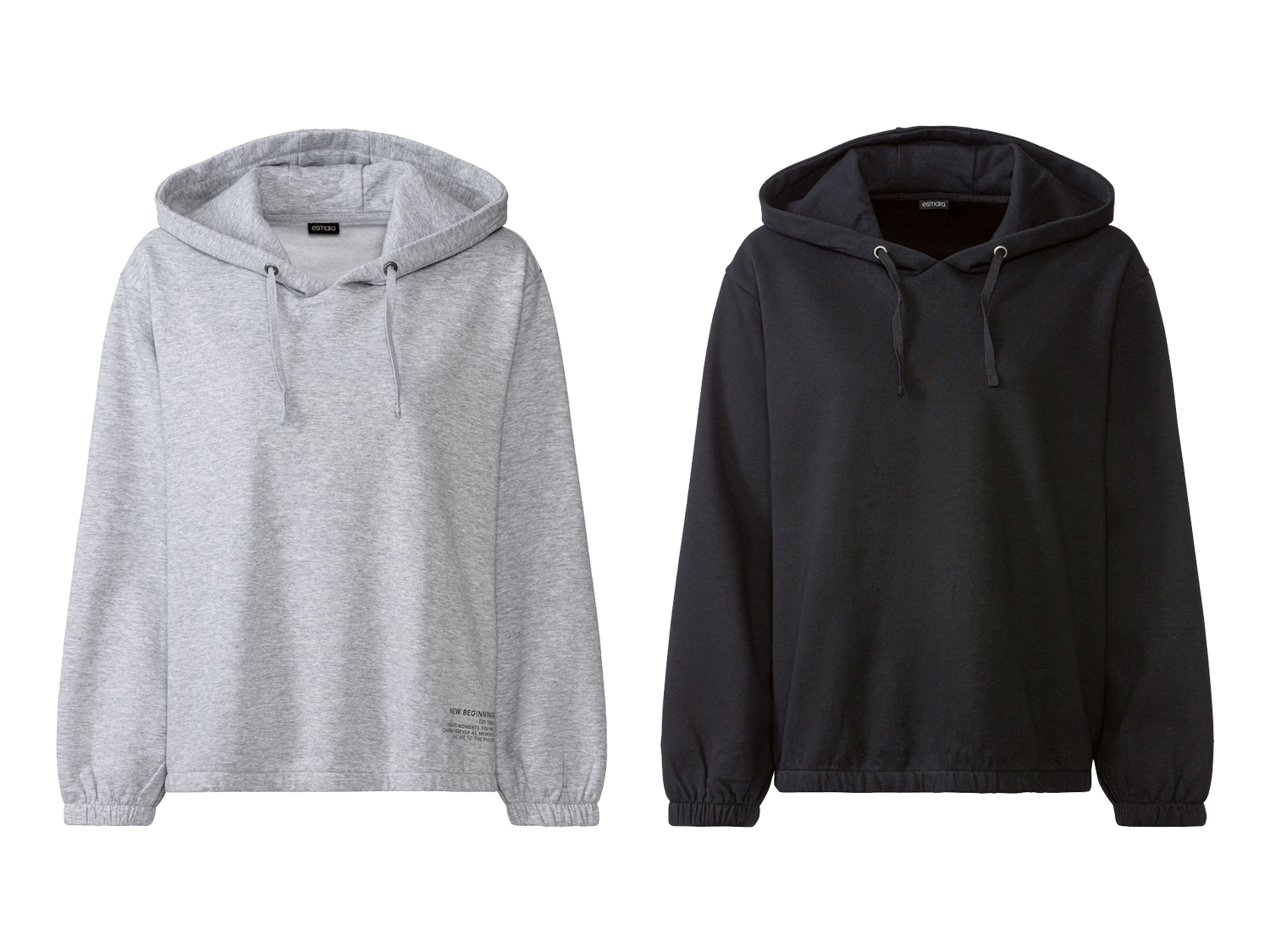 ESMARA® Bluza dresowa damska XXL z kapturem